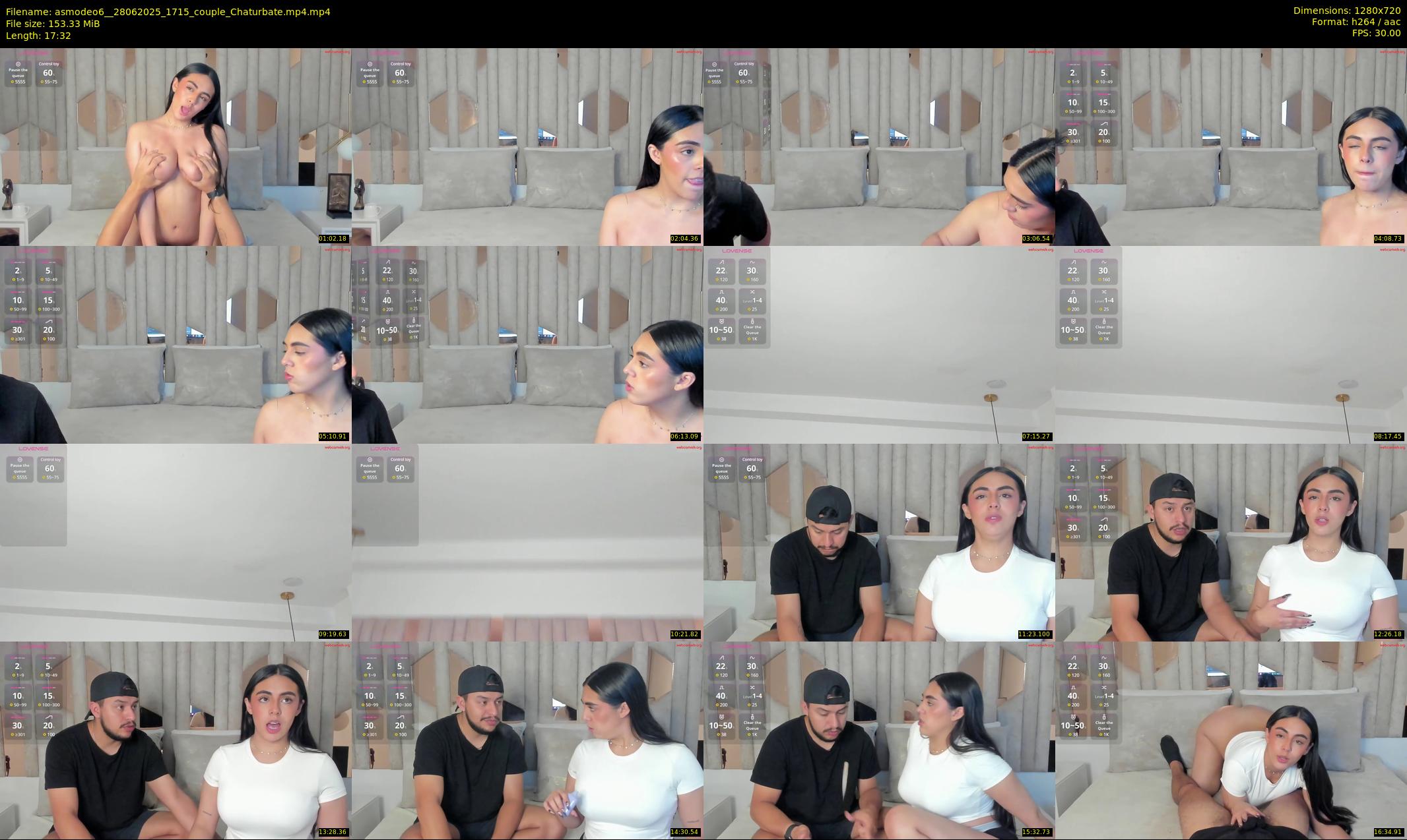 asmodeo6_ — 18 minute Chaturbate couple cam show recording, 720p, Jun 28, 2025