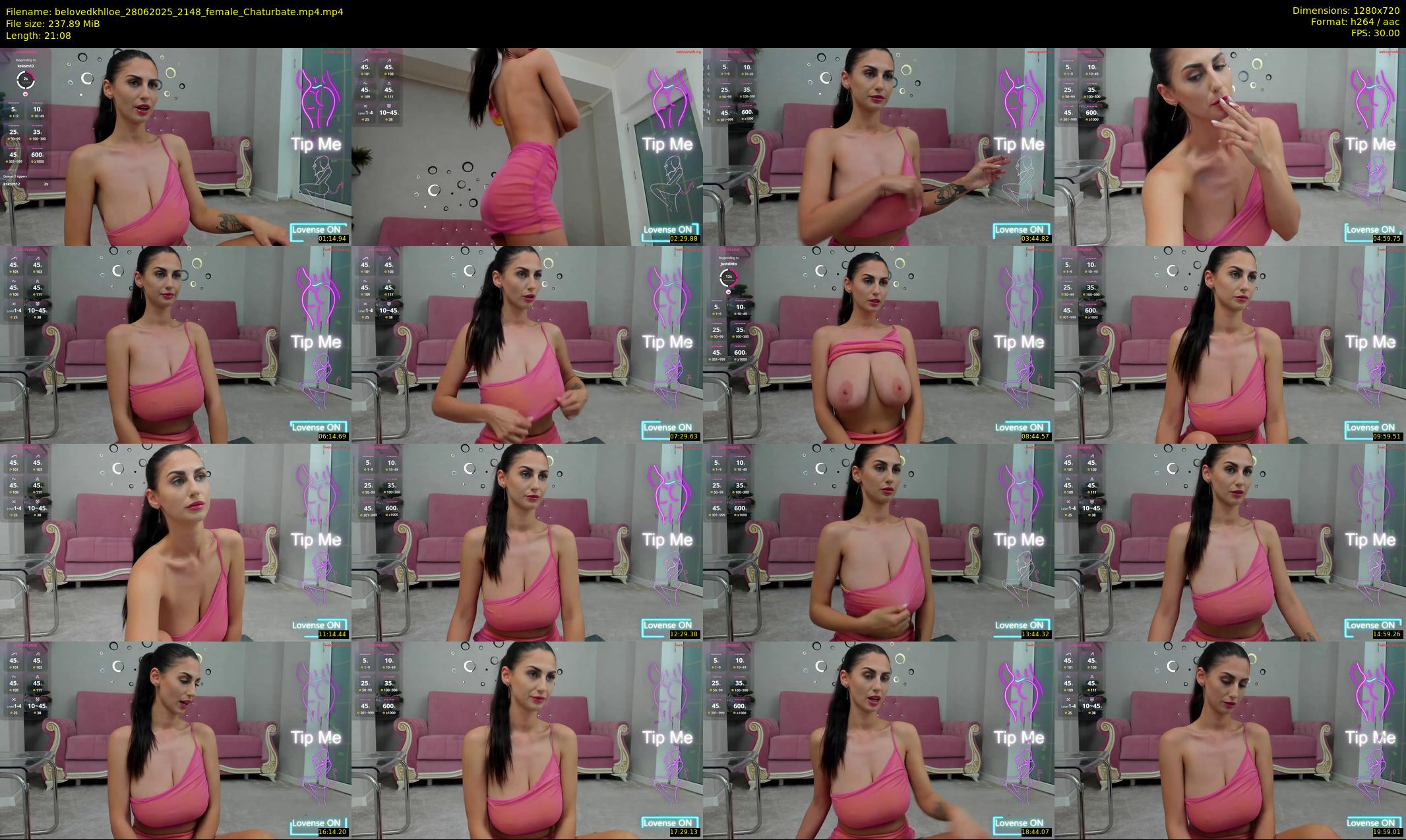 belovedkhlloe — 22 minute Chaturbate female cam show recording, 720p, Jun 28, 2025
