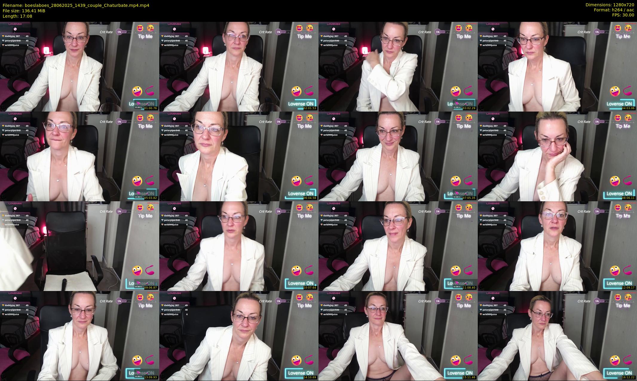 boeslaboes — 18 minute Chaturbate couple cam show recording, 720p, Jun 28, 2025