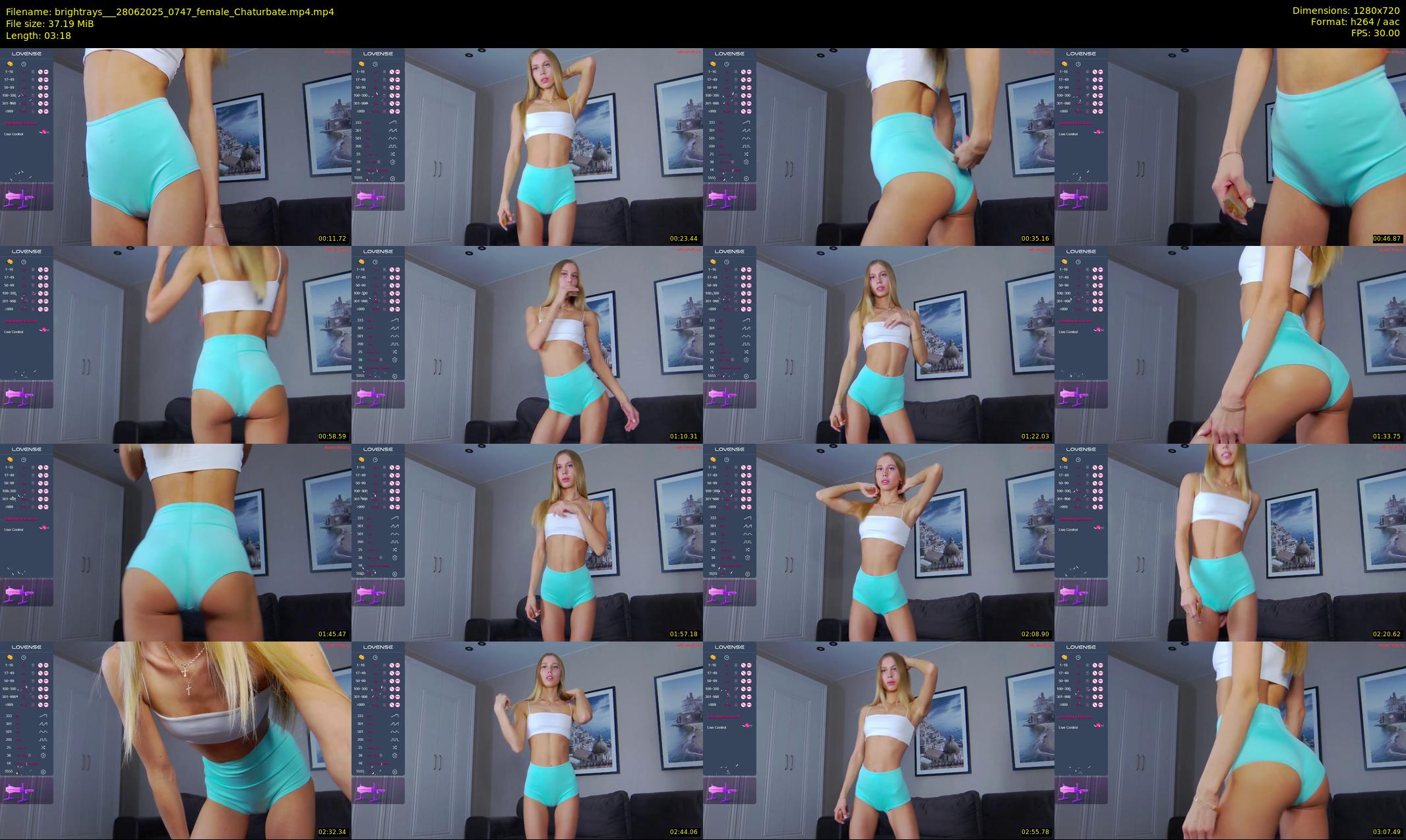 brightrays__ — 4 minute Chaturbate female cam show recording, 720p, Jun 28, 2025