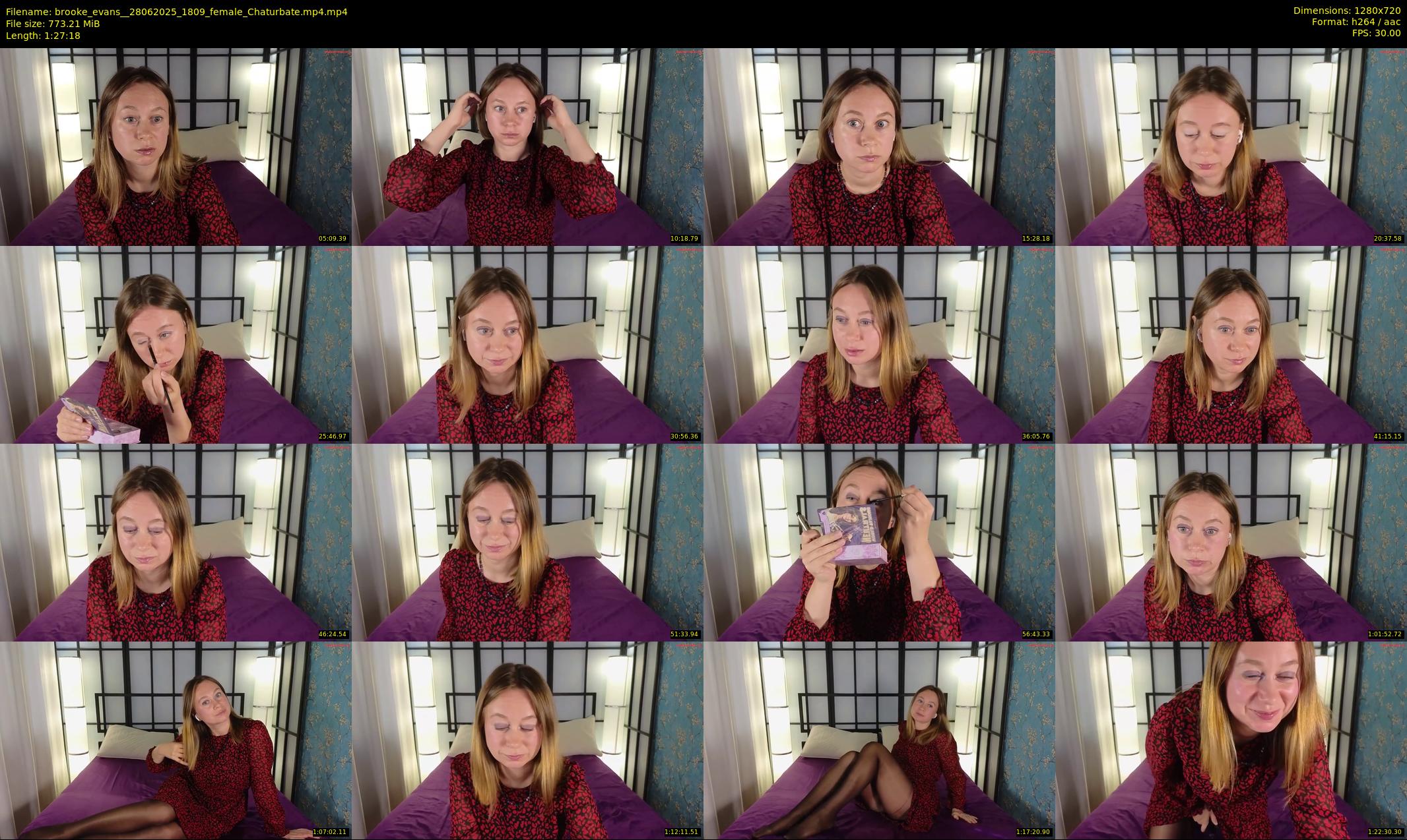 brooke_evans_ — 88 minute Chaturbate female cam show recording, 720p, Jun 28, 2025