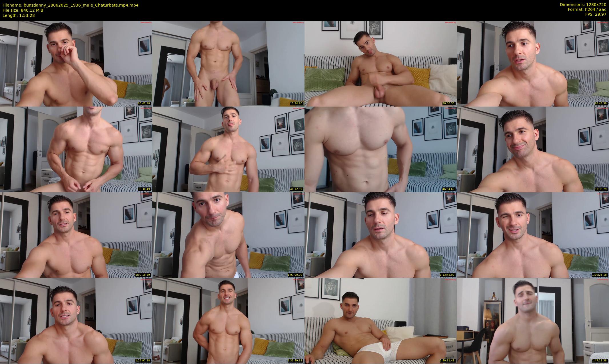 bunzdanny — 114 minute Chaturbate male cam show recording, 720p, Jun 28, 2025