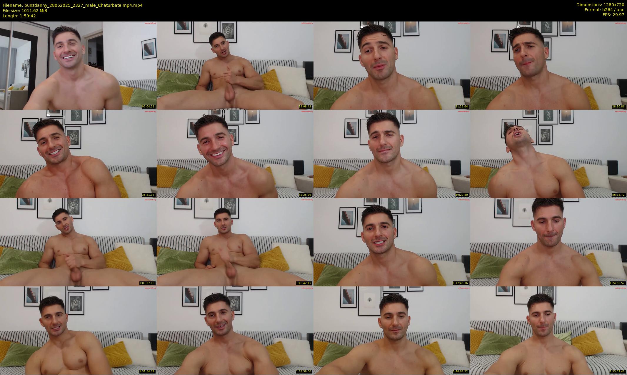 bunzdanny — 120 minute Chaturbate male cam show recording, 720p, Jun 28, 2025