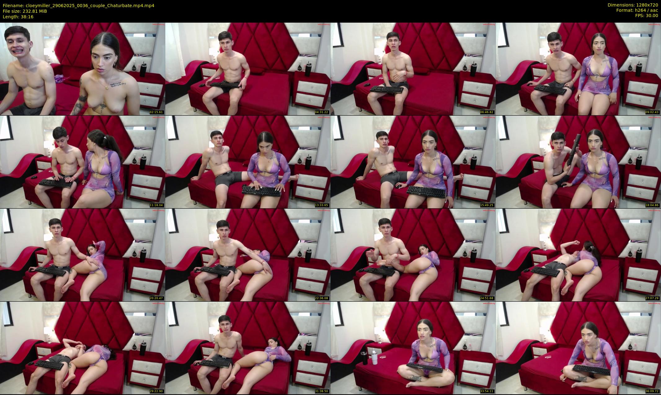 cloeymiller — 39 minute Chaturbate couple cam show recording, 720p, Jun 29, 2025