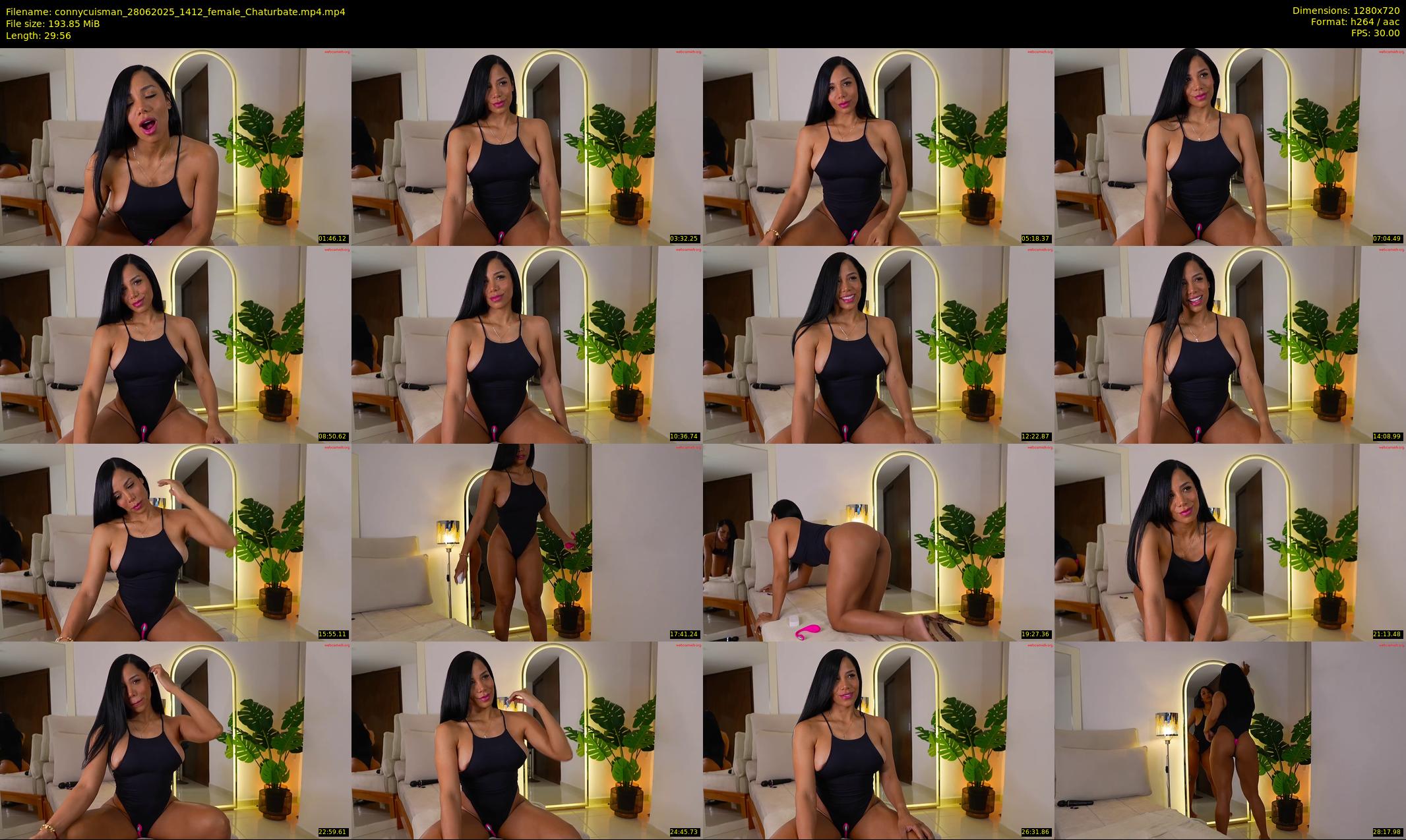 connycuisman — 30 minute Chaturbate female cam show recording, 720p, Jun 28, 2025