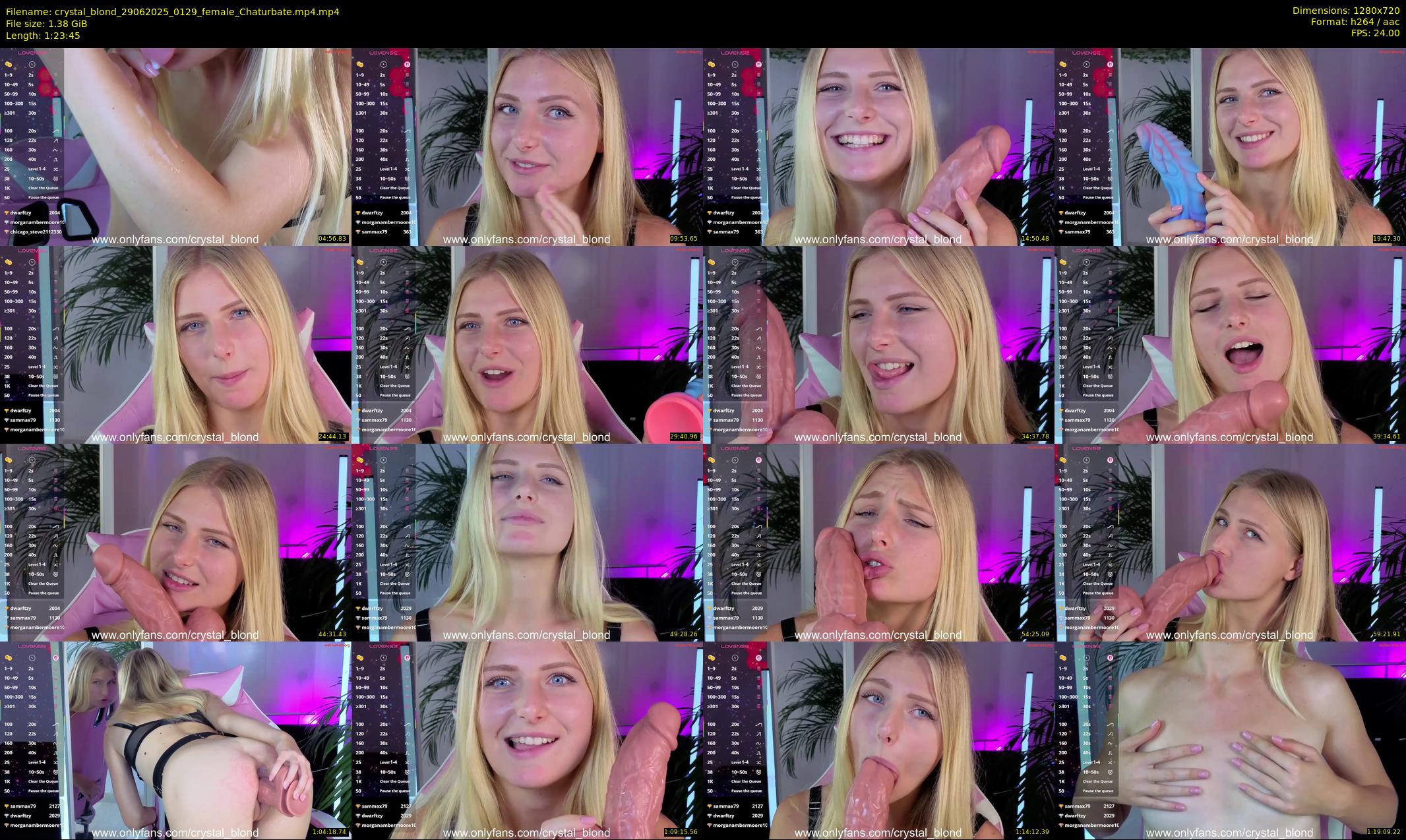 crystal_blond — 84 minute Chaturbate female cam show recording, 720p, Jun 29, 2025