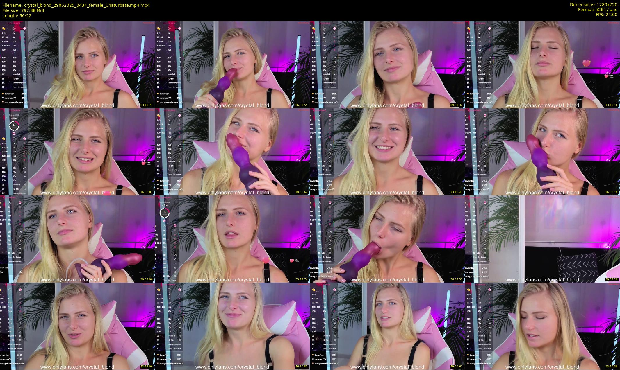 crystal_blond — 57 minute Chaturbate female cam show recording, 720p, Jun 29, 2025
