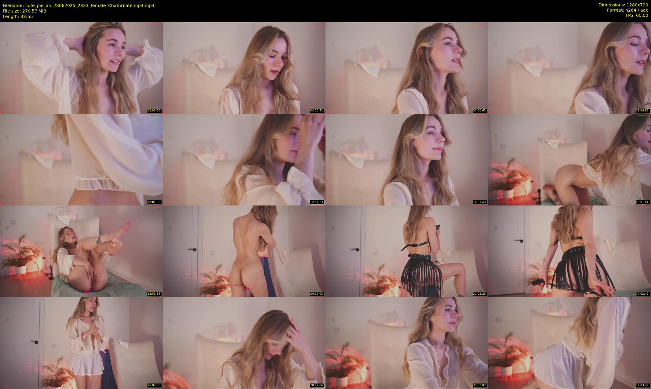 cute_pie_an — 34 minute Chaturbate female cam show recording, 720p, Jun 28, 2025