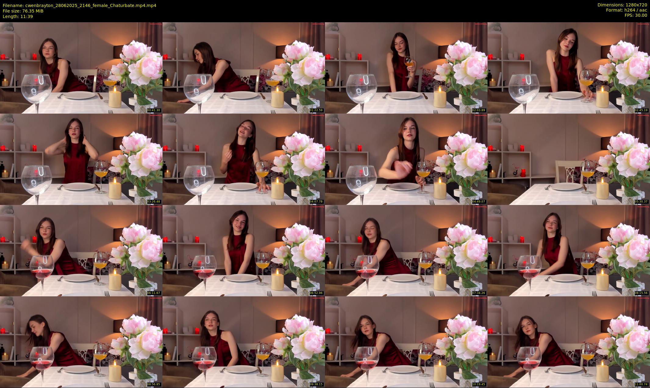 cwenbrayton — 12 minute Chaturbate female cam show recording, 720p, Jun 28, 2025