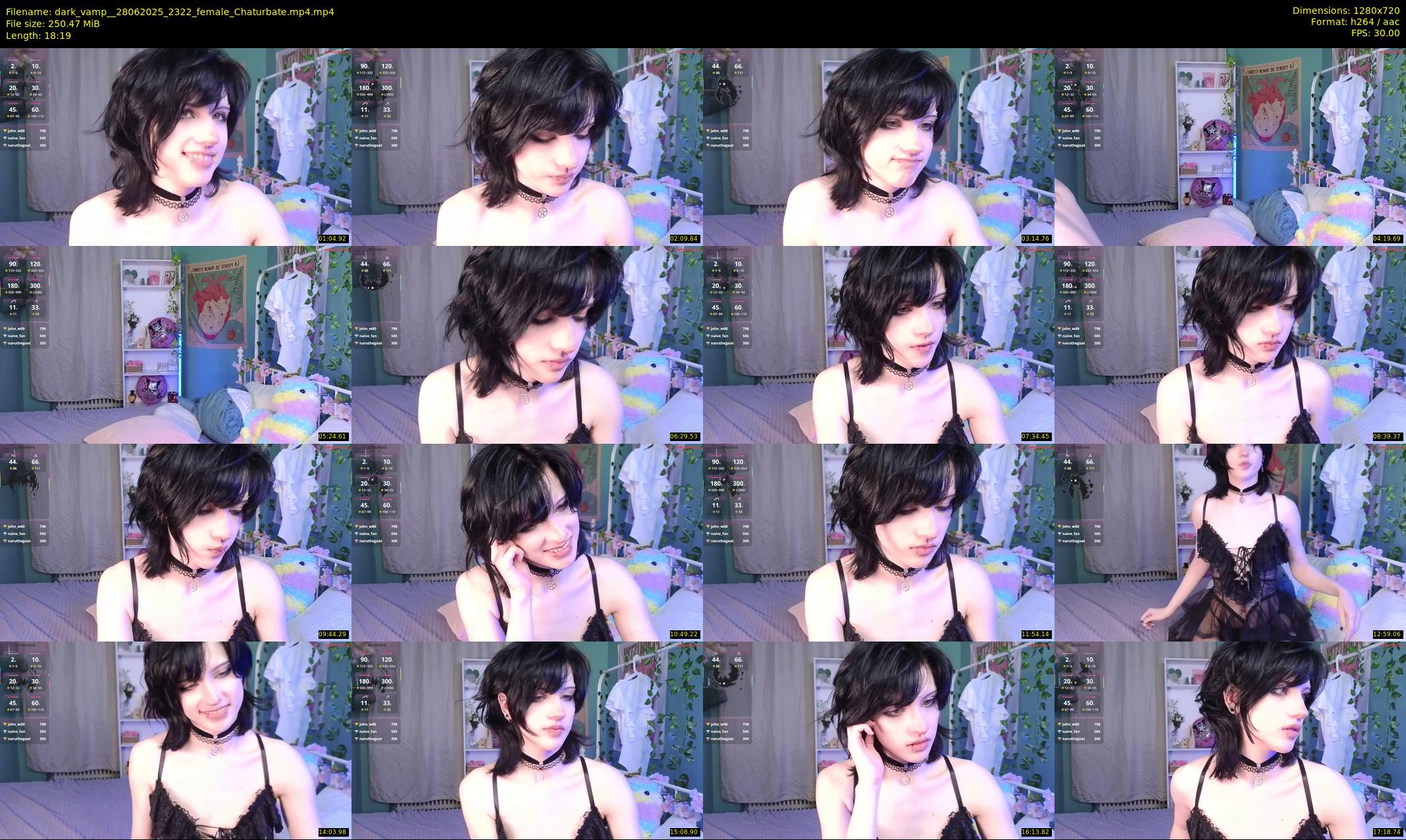 dark_vamp_ — 19 minute Chaturbate female cam show recording, 720p, Jun 28, 2025