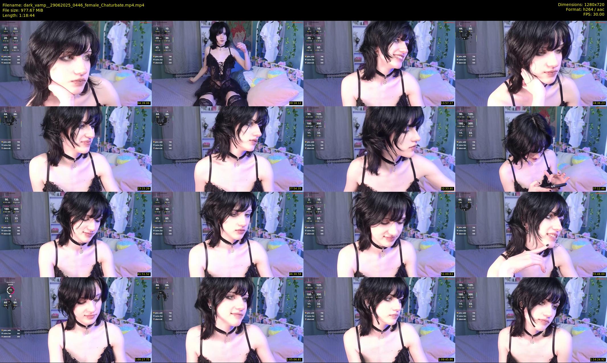 dark_vamp_ — 79 minute Chaturbate female cam show recording, 720p, Jun 29, 2025