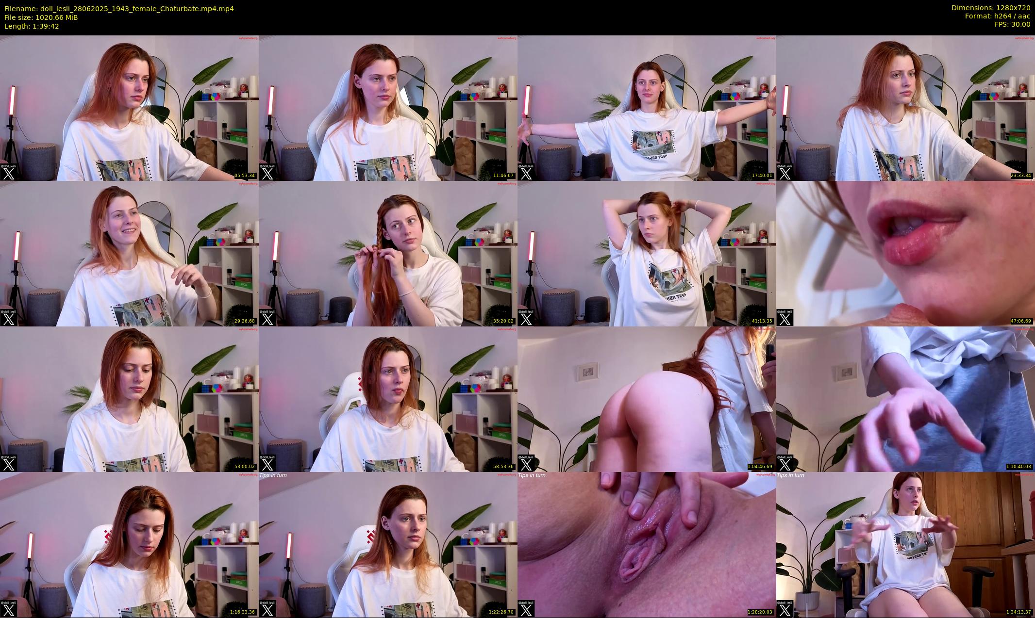 doll_lesli — 100 minute Chaturbate female cam show recording, 720p, Jun 28, 2025