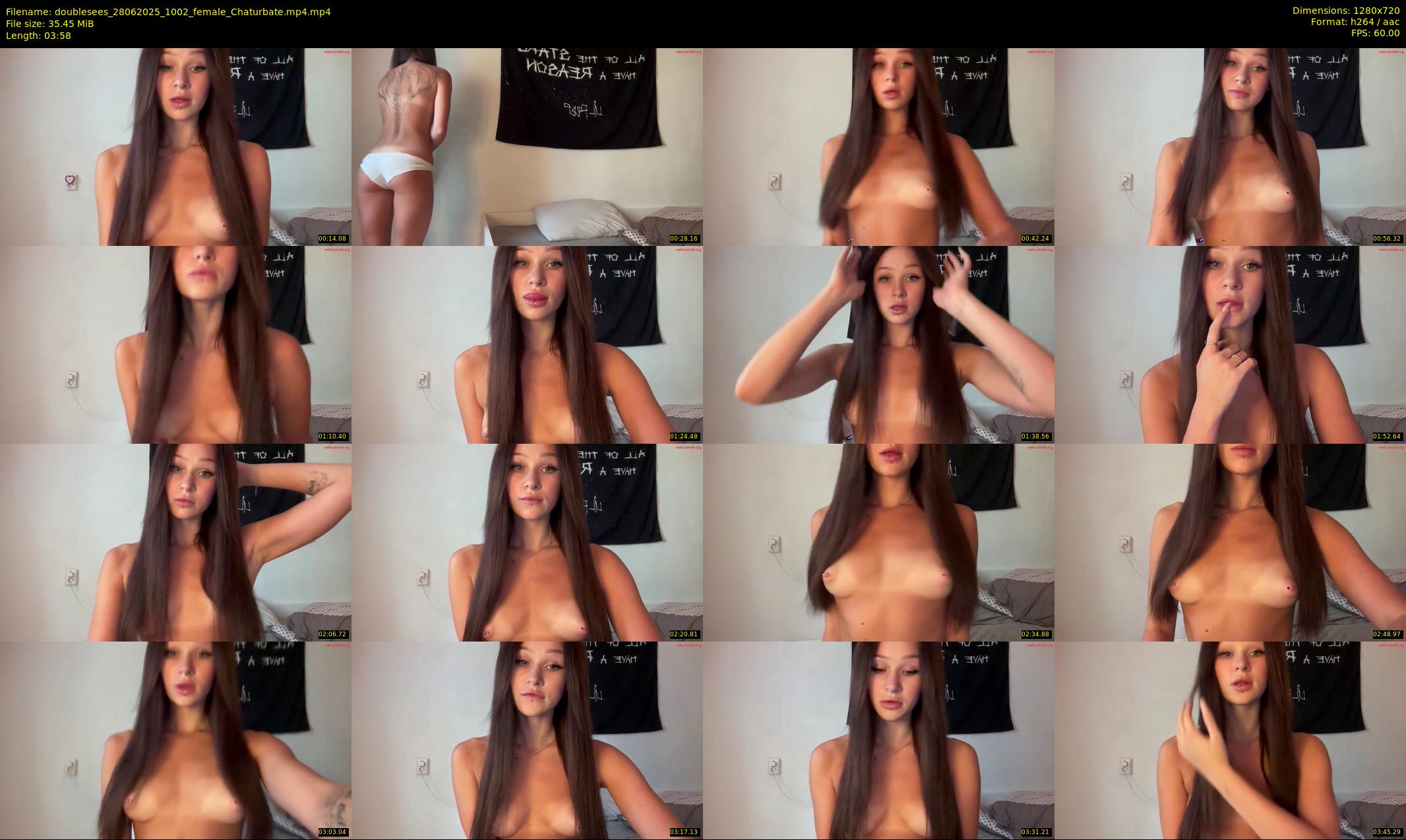 doublesees — 4 minute Chaturbate couple cam show recording, 720p, Jun 28, 2025