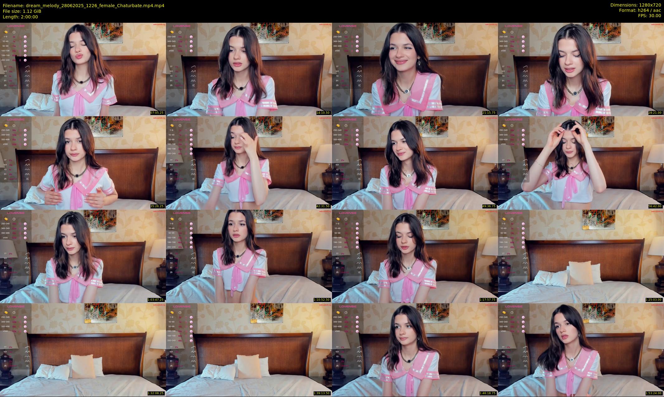 dream_melody — 120 minute Chaturbate female cam show recording, 720p, Jun 28, 2025