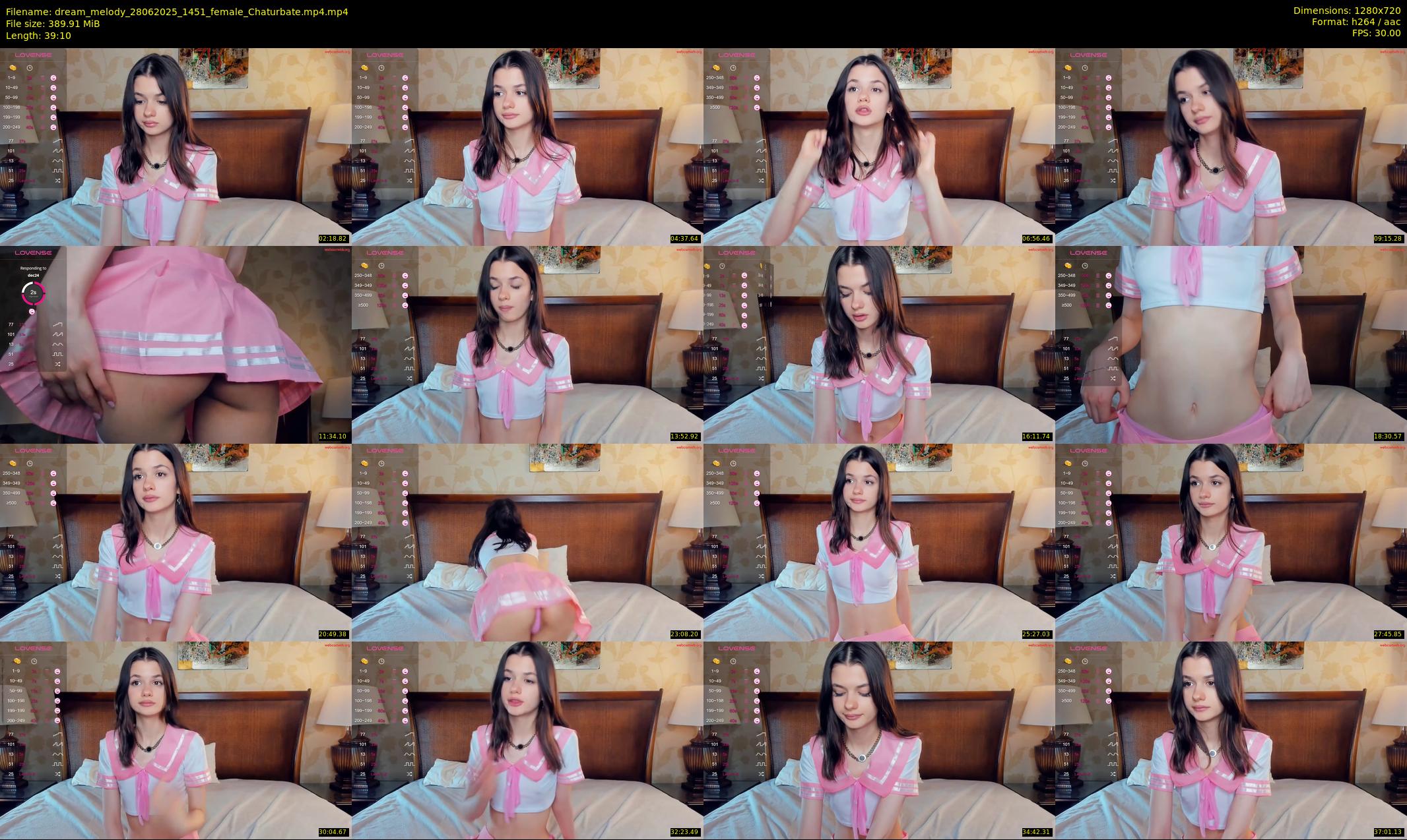 dream_melody — 40 minute Chaturbate female cam show recording, 720p, Jun 28, 2025