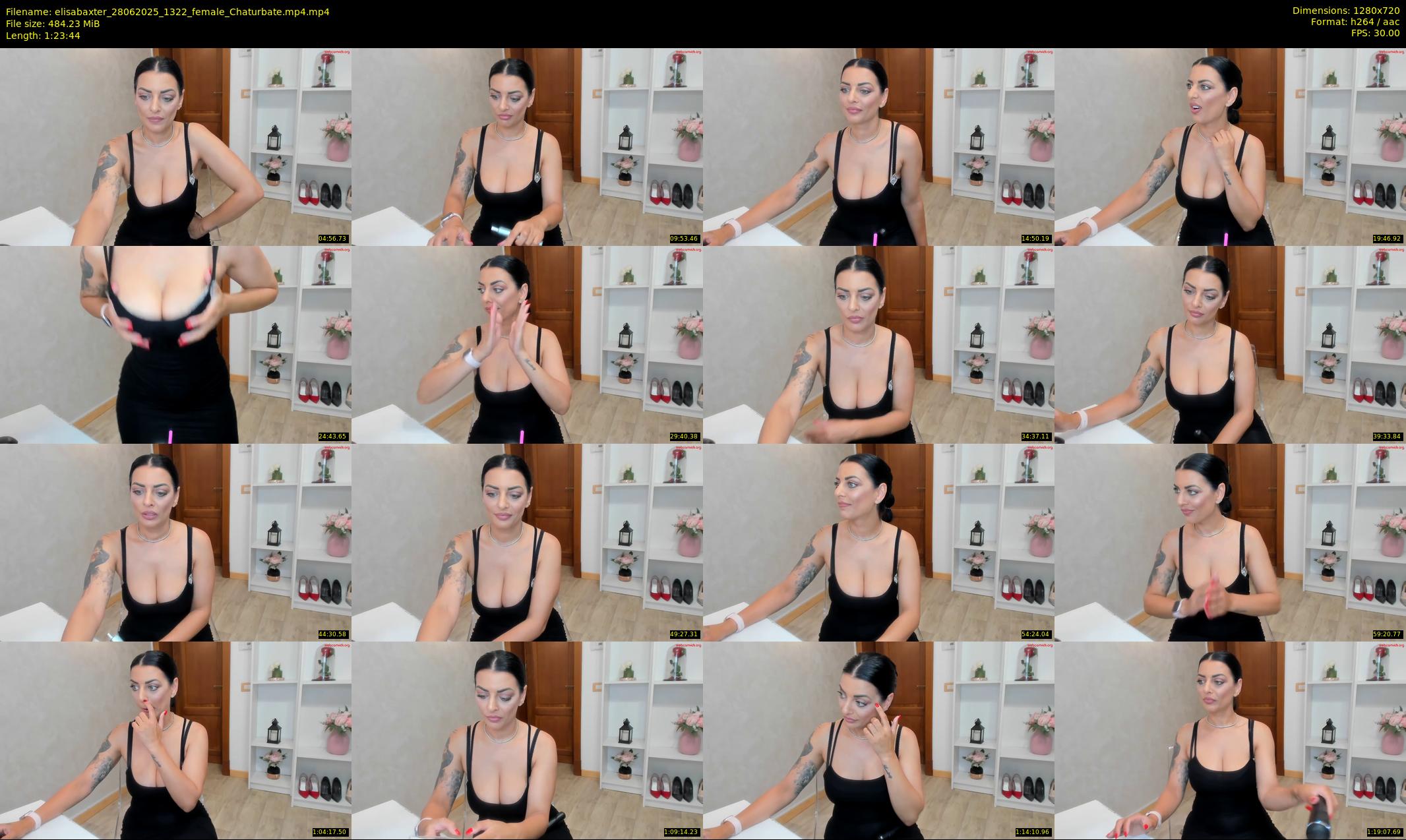 elisabaxter — 84 minute Chaturbate female cam show recording, 720p, Jun 28, 2025