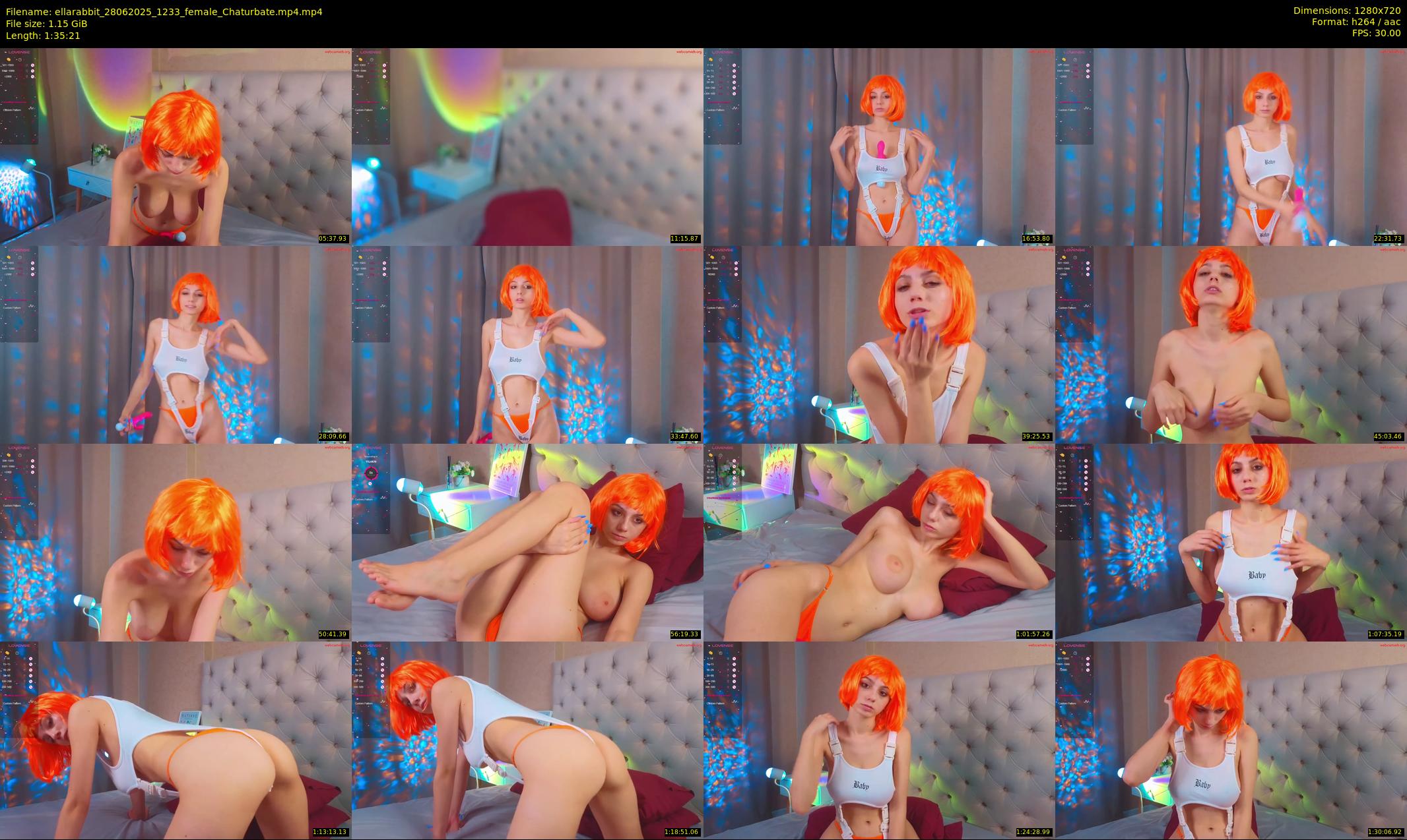 ellarabbit — 96 minute Chaturbate female cam show recording, 720p, Jun 28, 2025