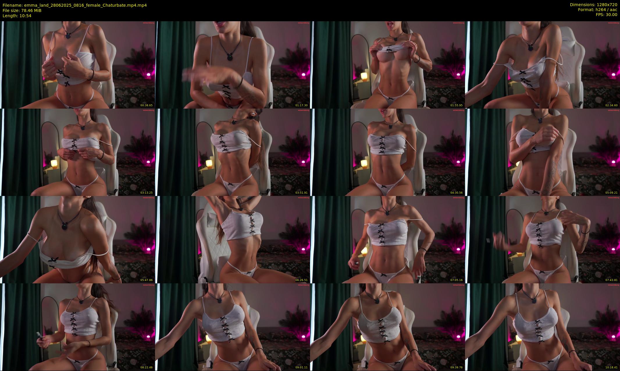 emma_land — 11 minute Chaturbate female cam show recording, 720p, Jun 28, 2025