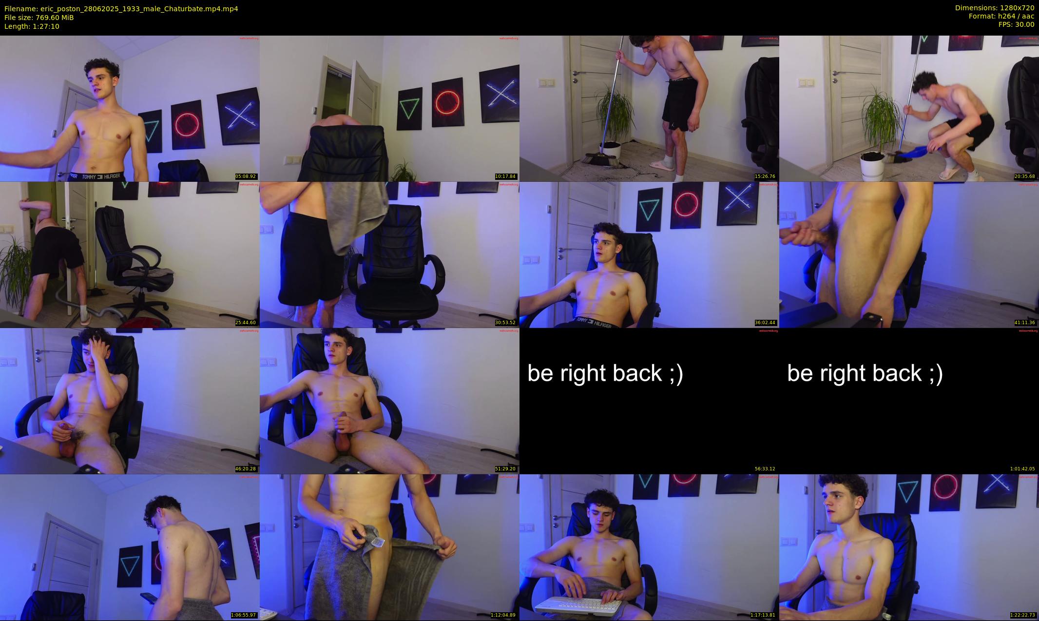 eric_poston — 88 minute Chaturbate male cam show recording, 720p, Jun 28, 2025