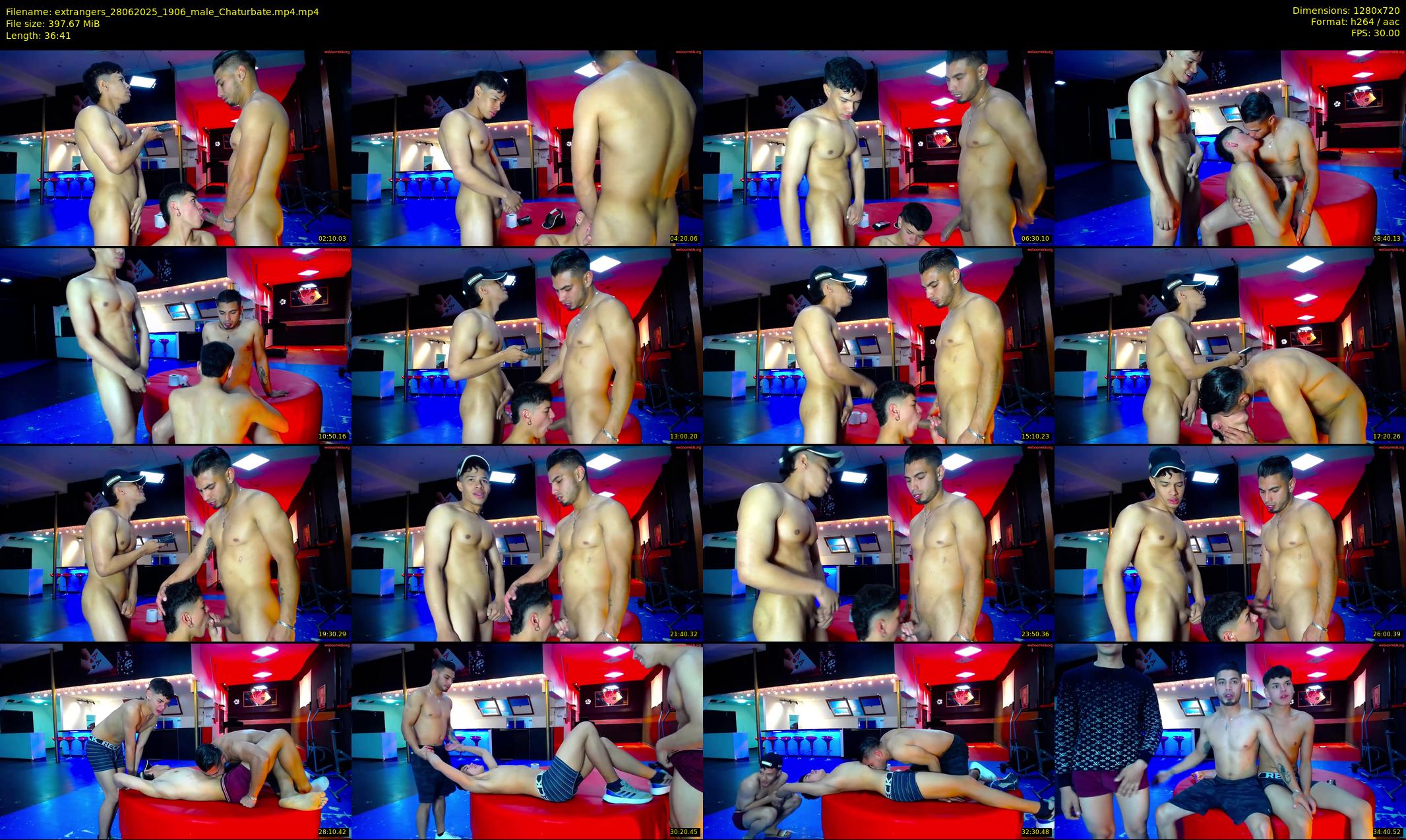 extrangers — 37 minute Chaturbate male cam show recording, 720p, Jun 28, 2025