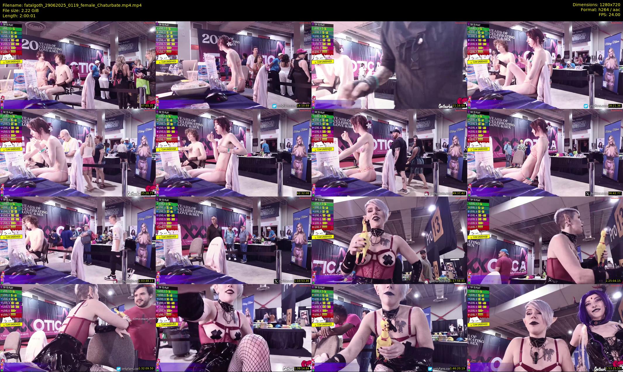 fatalgoth — 121 minute Chaturbate couple cam show recording, 720p, Jun 29, 2025