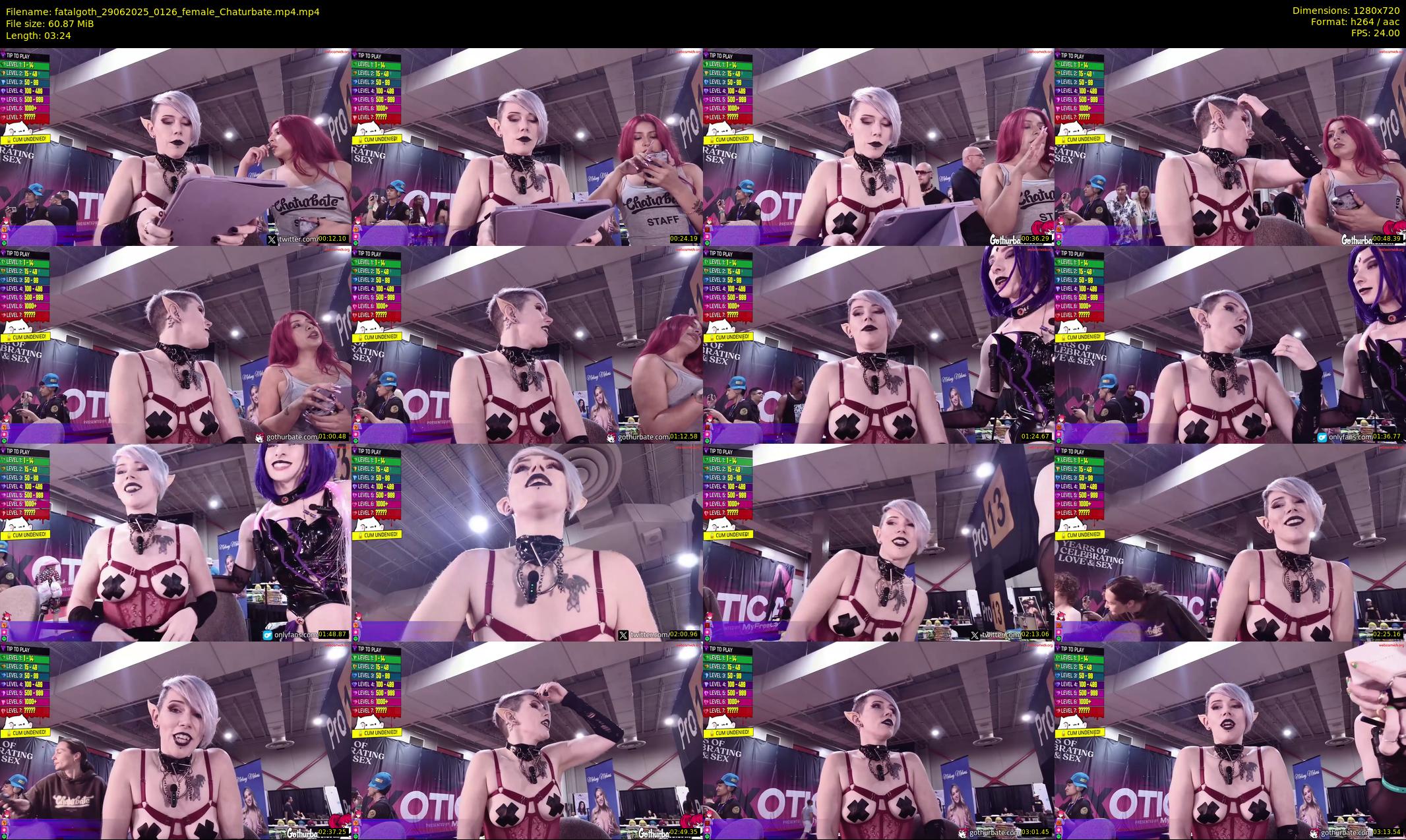 fatalgoth — 4 minute Chaturbate couple cam show recording, 720p, Jun 29, 2025