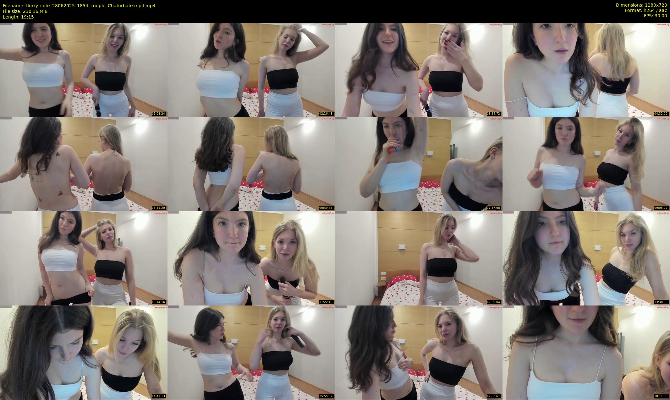 flurry_cute — 20 minute Chaturbate couple cam show recording, 720p, Jun 28, 2025
