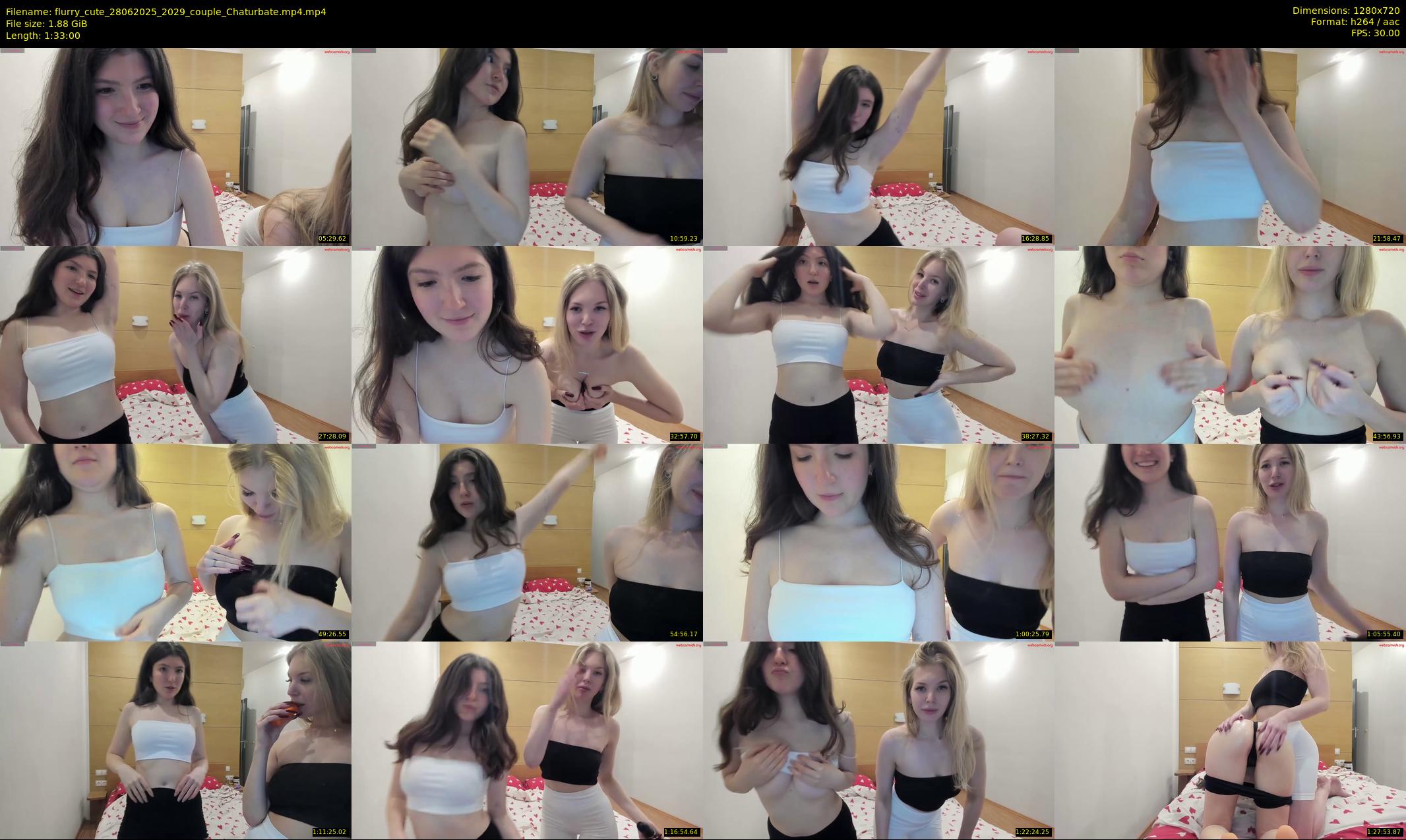 flurry_cute — 93 minute Chaturbate couple cam show recording, 720p, Jun 28, 2025