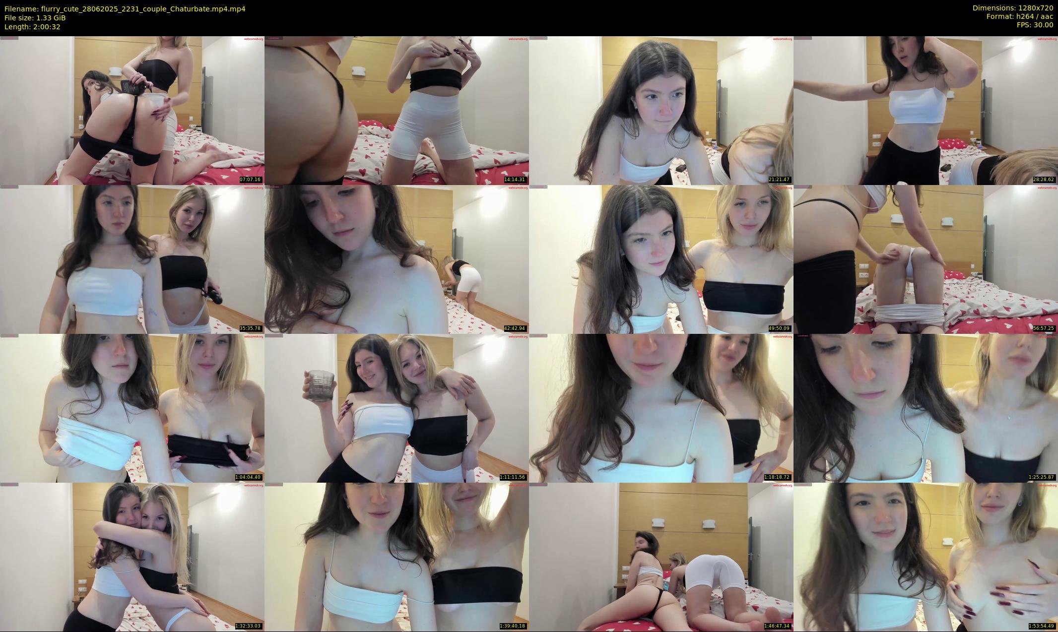 flurry_cute — 121 minute Chaturbate couple cam show recording, 720p, Jun 28, 2025