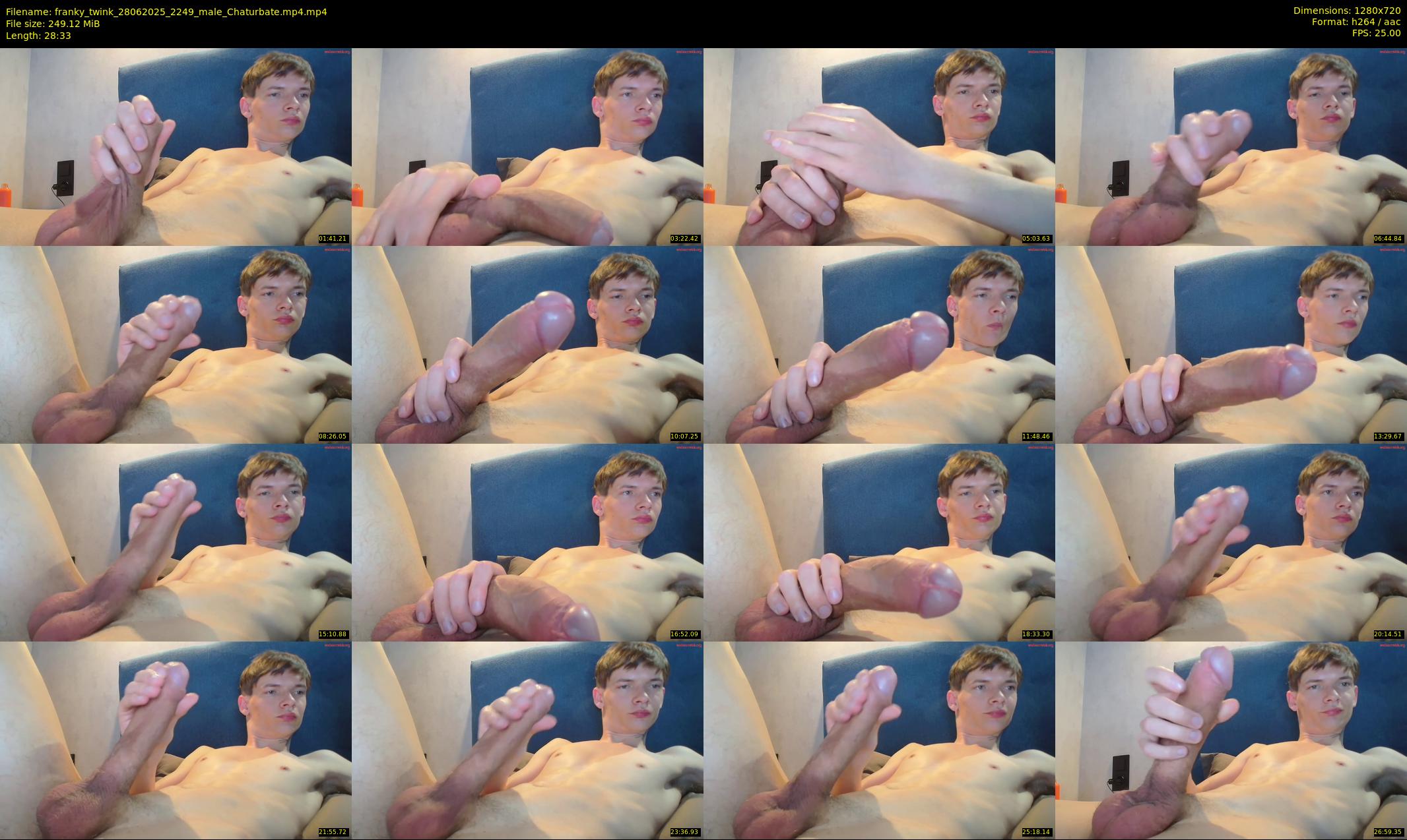 franky_twink — 29 minute Chaturbate male cam show recording, 720p, Jun 28, 2025