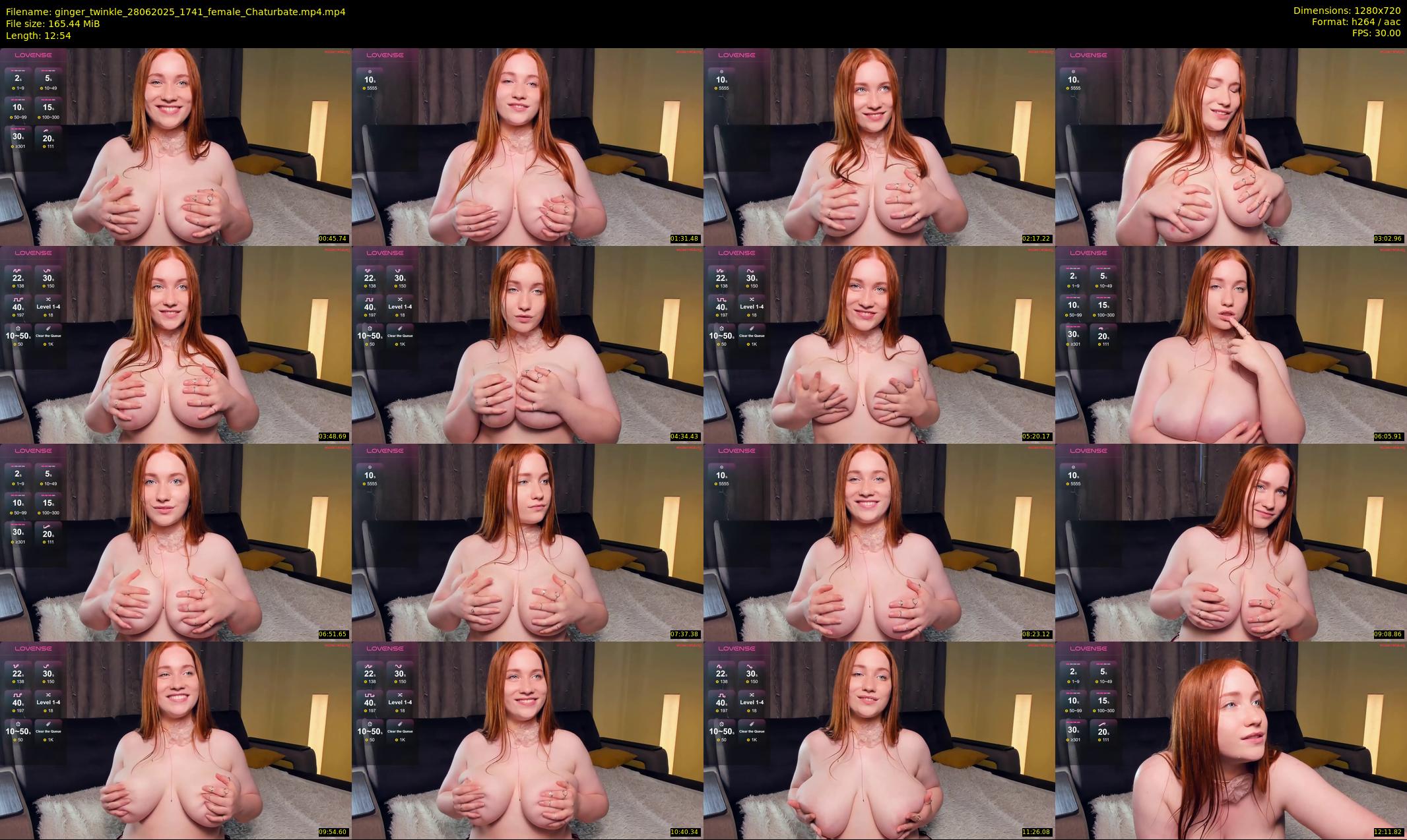 ginger_twinkle — 13 minute Chaturbate female cam show recording, 720p, Jun 28, 2025