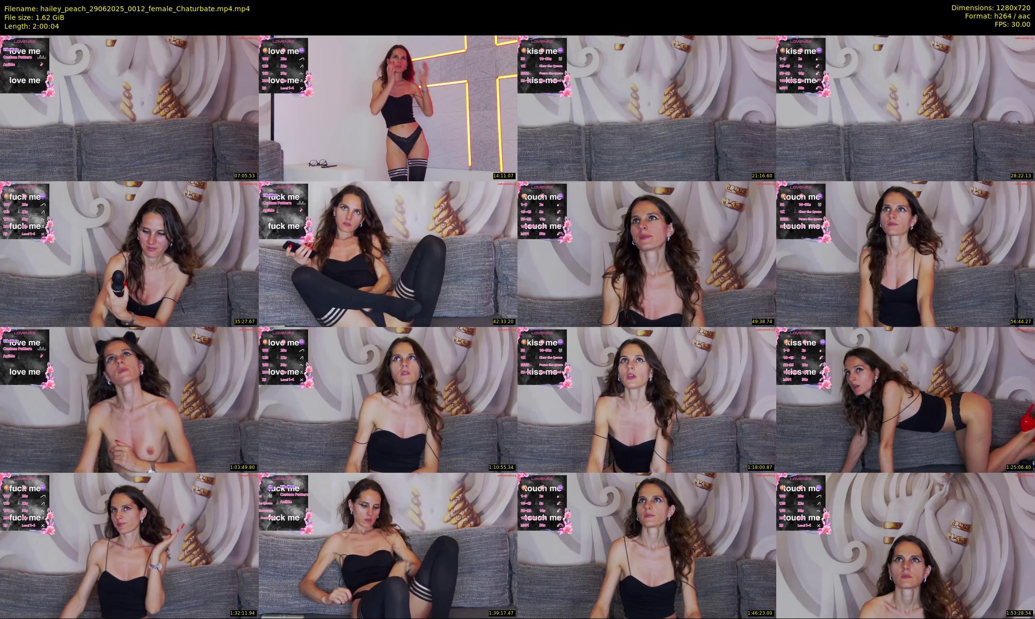 hailey_peach — 121 minute Chaturbate female cam show recording, 720p, Jun 29, 2025