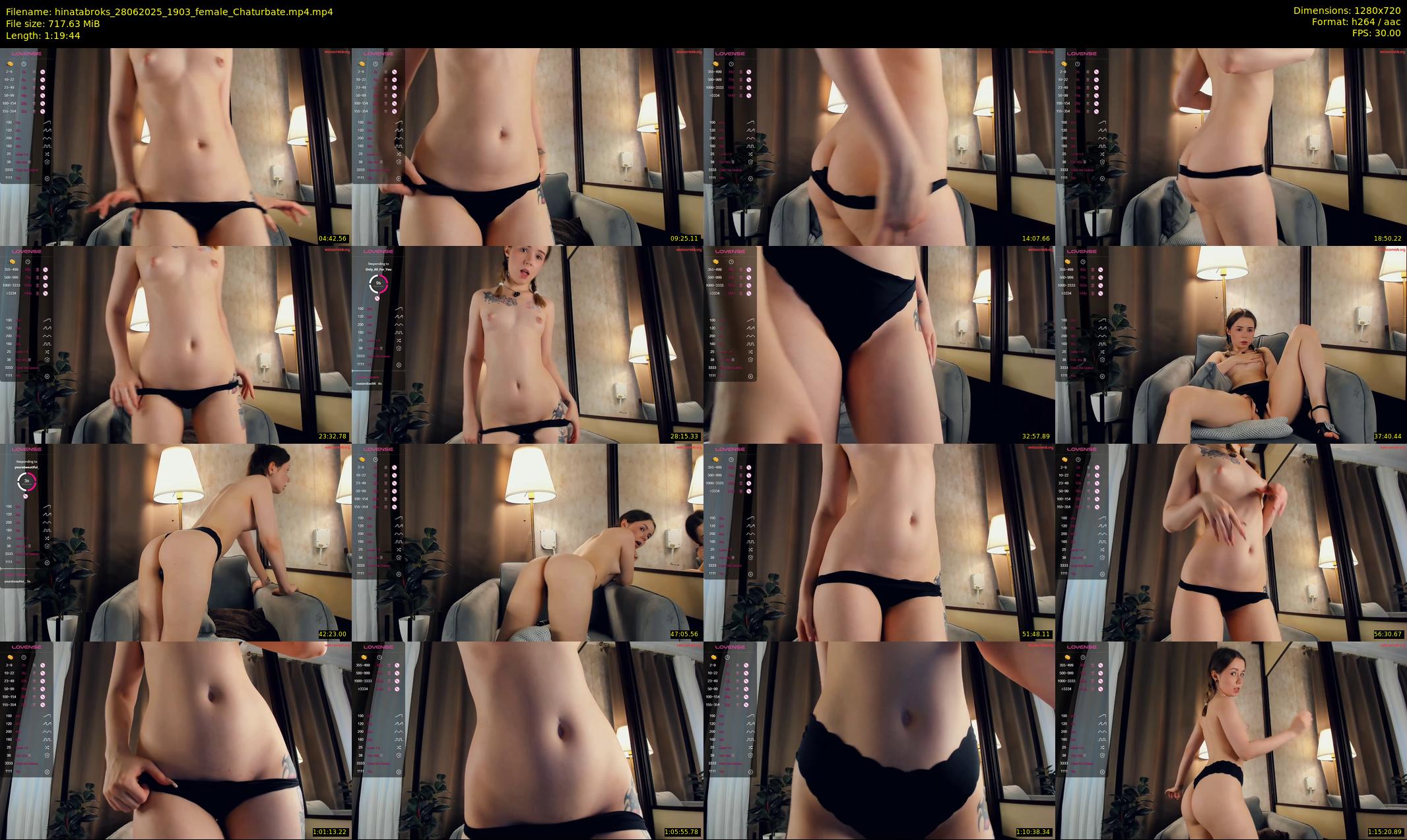 hinatabroks — 80 minute Chaturbate female cam show recording, 720p, Jun 28, 2025