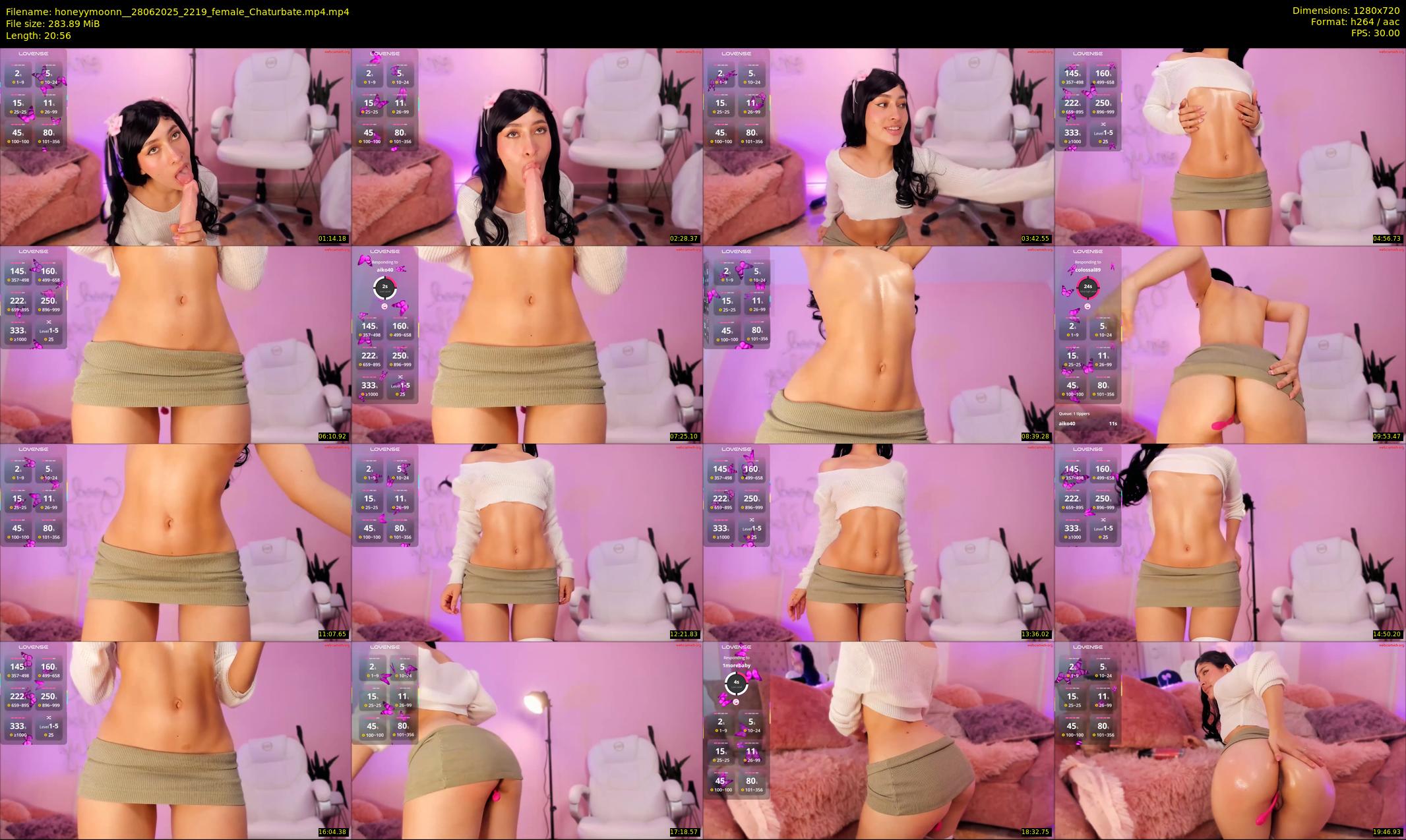 honeyymoonn_ — 21 minute Chaturbate female cam show recording, 720p, Jun 28, 2025