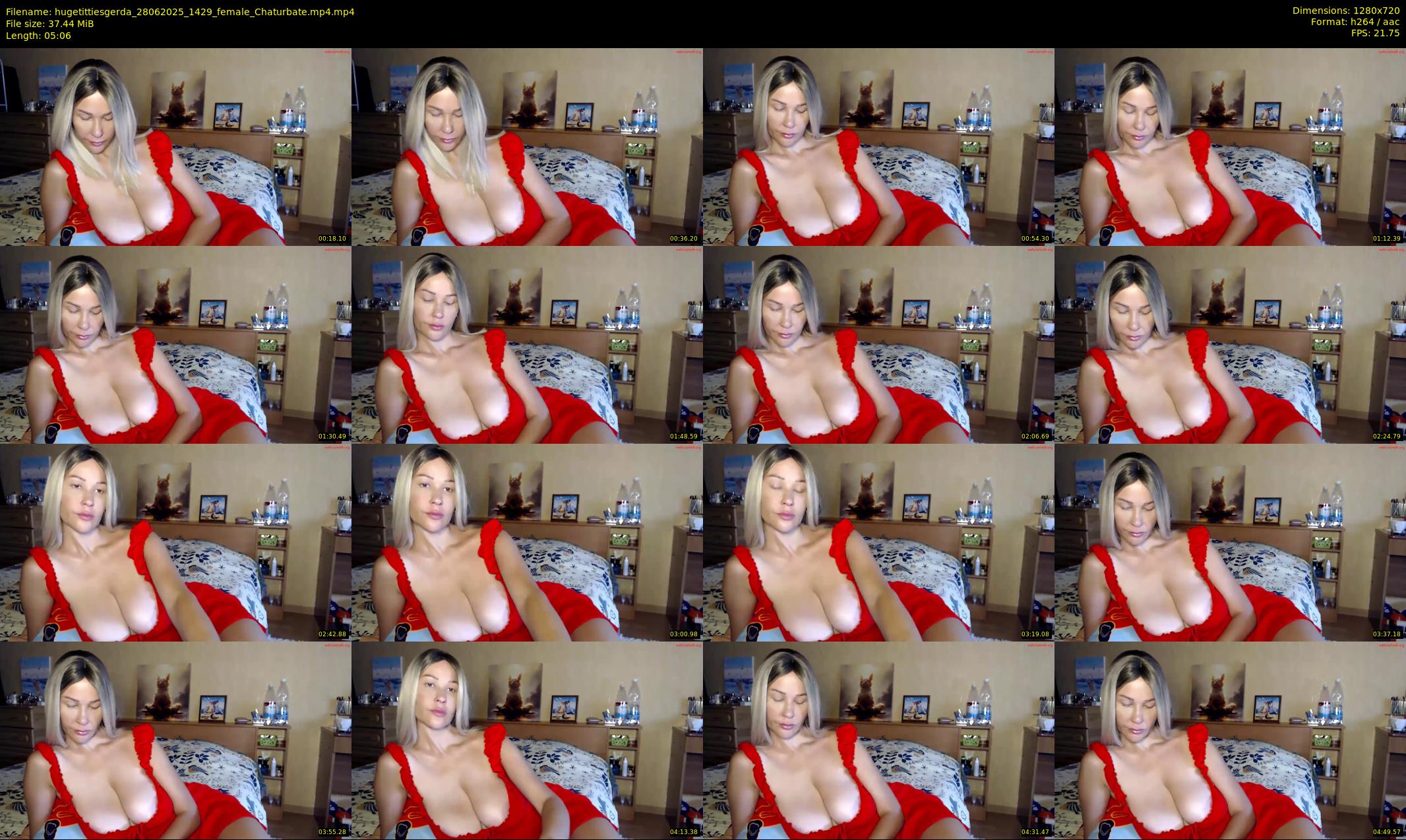 hugetittiesgerda — 6 minute Chaturbate female cam show recording, 720p, Jun 28, 2025