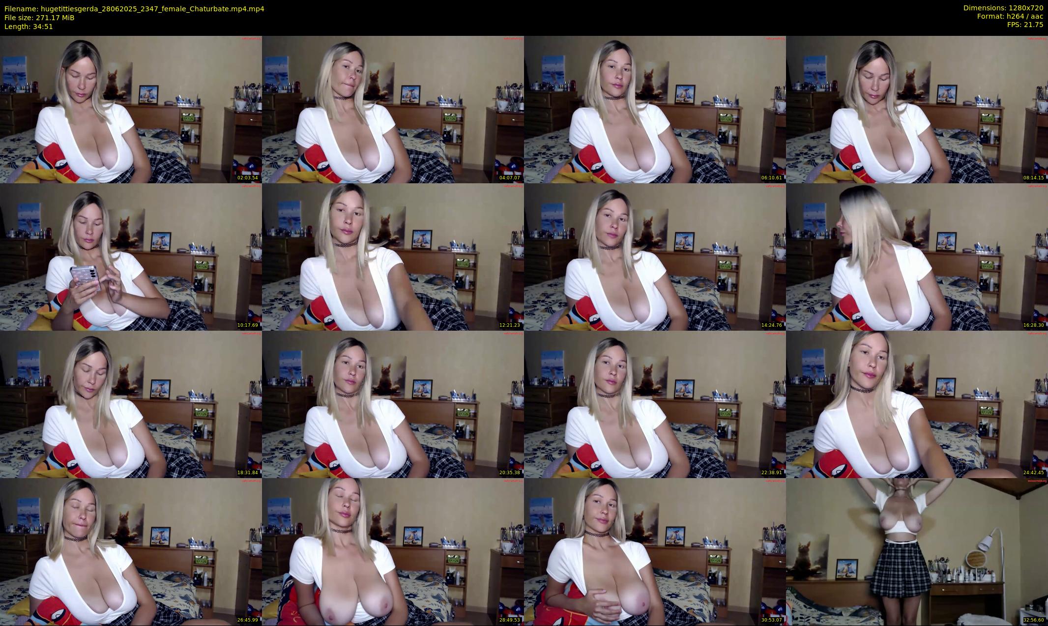 hugetittiesgerda — 35 minute Chaturbate female cam show recording, 720p, Jun 28, 2025