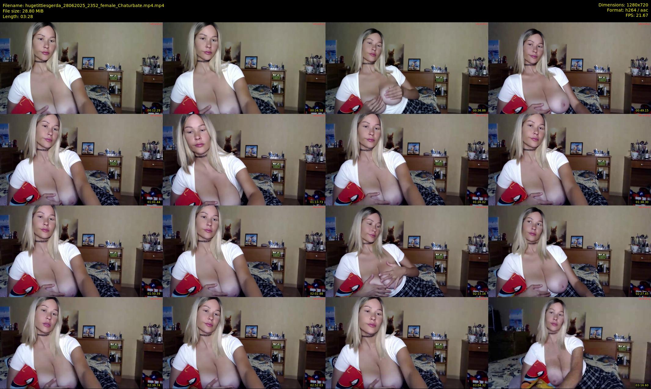 hugetittiesgerda — 4 minute Chaturbate female cam show recording, 720p, Jun 28, 2025
