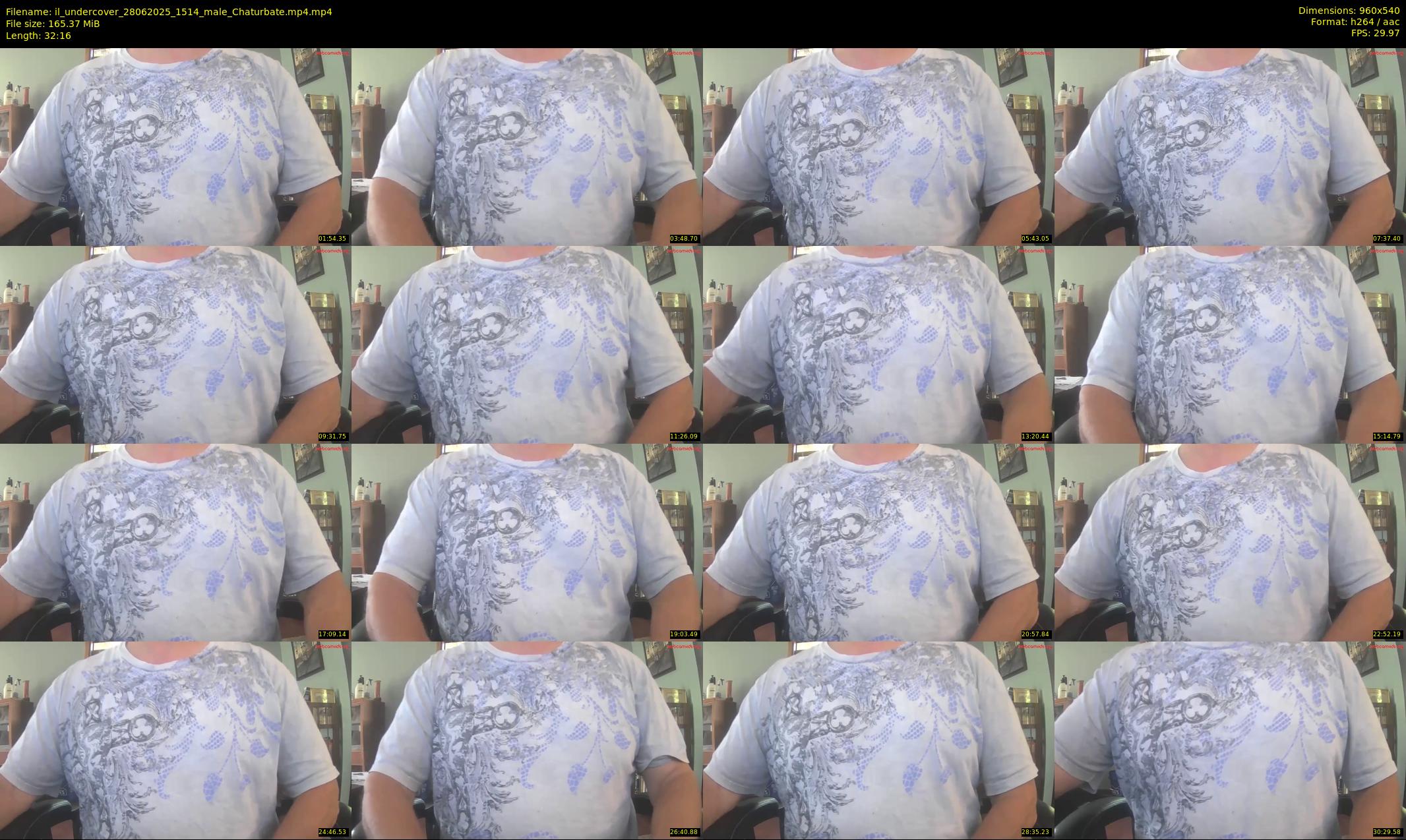 il_undercover — 33 minute Chaturbate male cam show recording, 480p, Jun 28, 2025