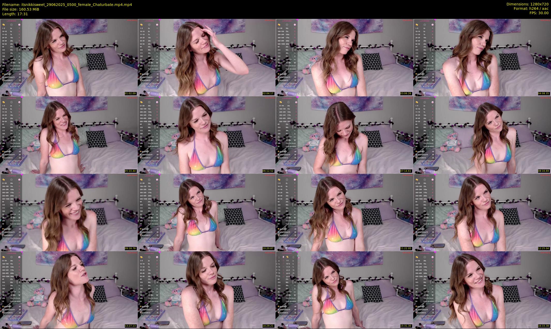 itsnikkisweet — 18 minute Chaturbate couple cam show recording, 720p, Jun 29, 2025