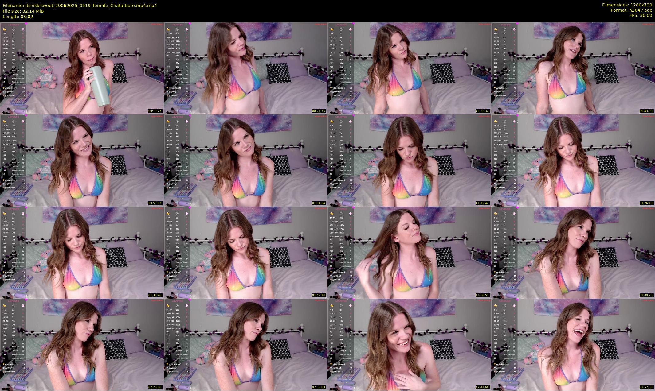 itsnikkisweet — 4 minute Chaturbate couple cam show recording, 720p, Jun 29, 2025