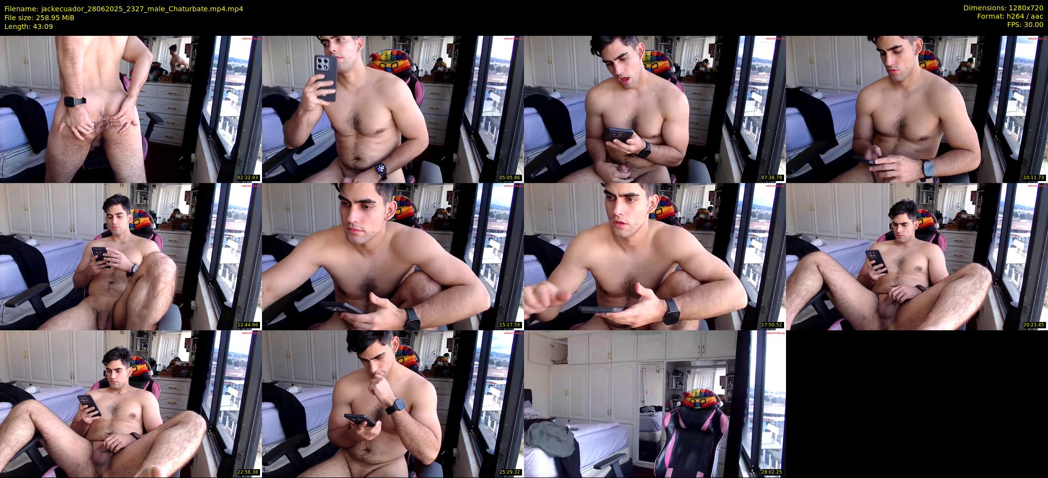 jackecuador — 44 minute Chaturbate male cam show recording, 720p, Jun 28, 2025