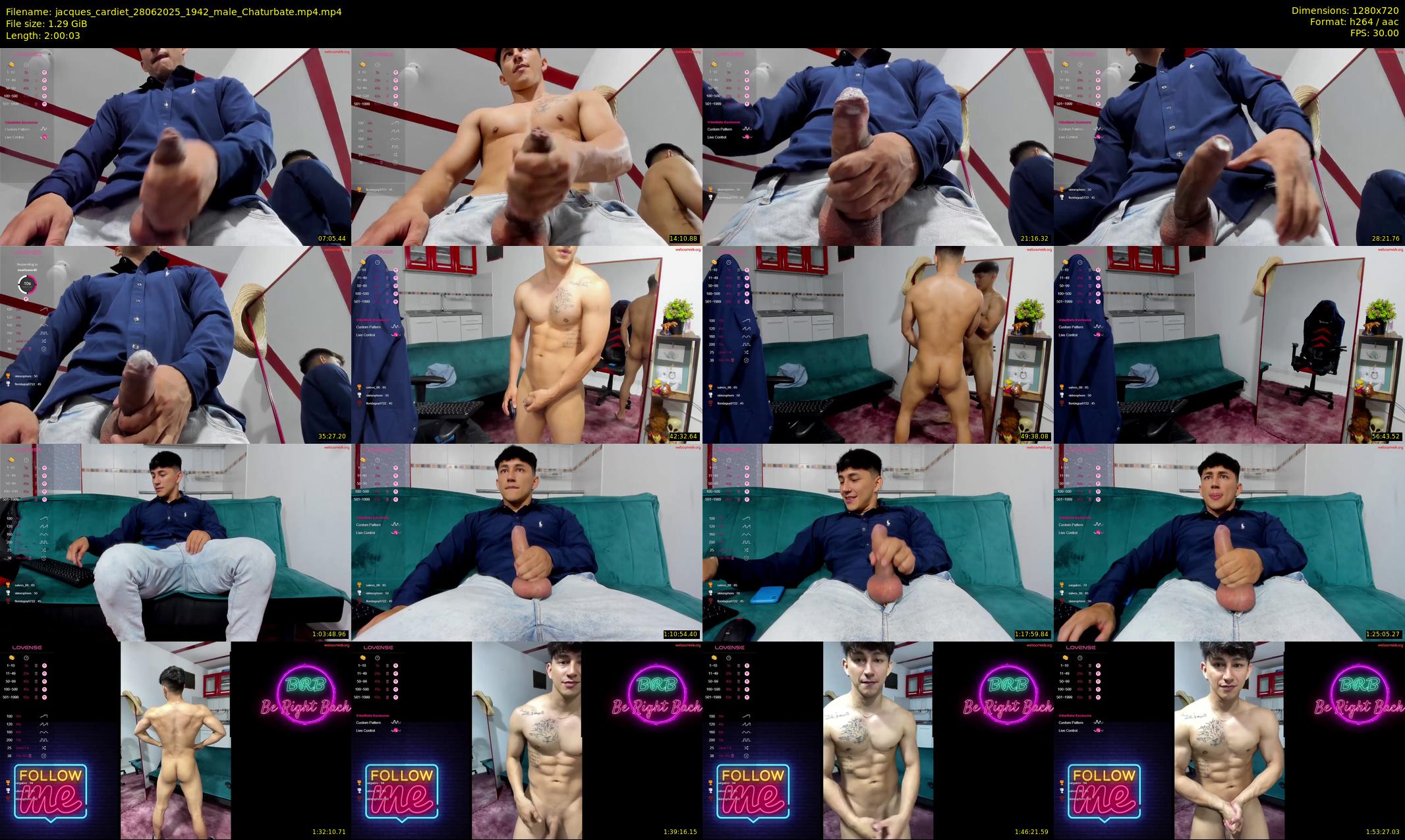 jacques_cardiet — 121 minute Chaturbate male cam show recording, 720p, Jun 28, 2025