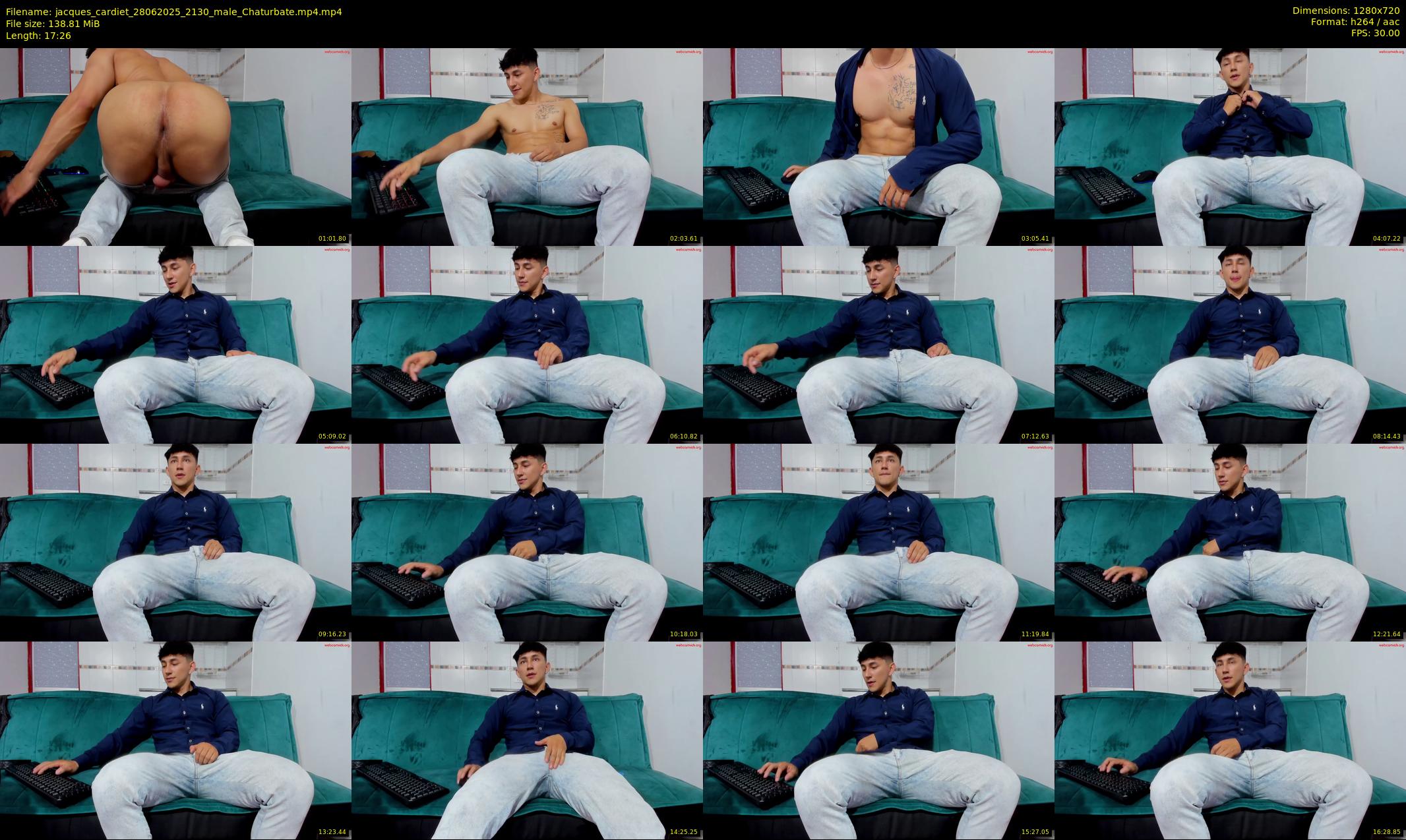 jacques_cardiet — 18 minute Chaturbate male cam show recording, 720p, Jun 28, 2025