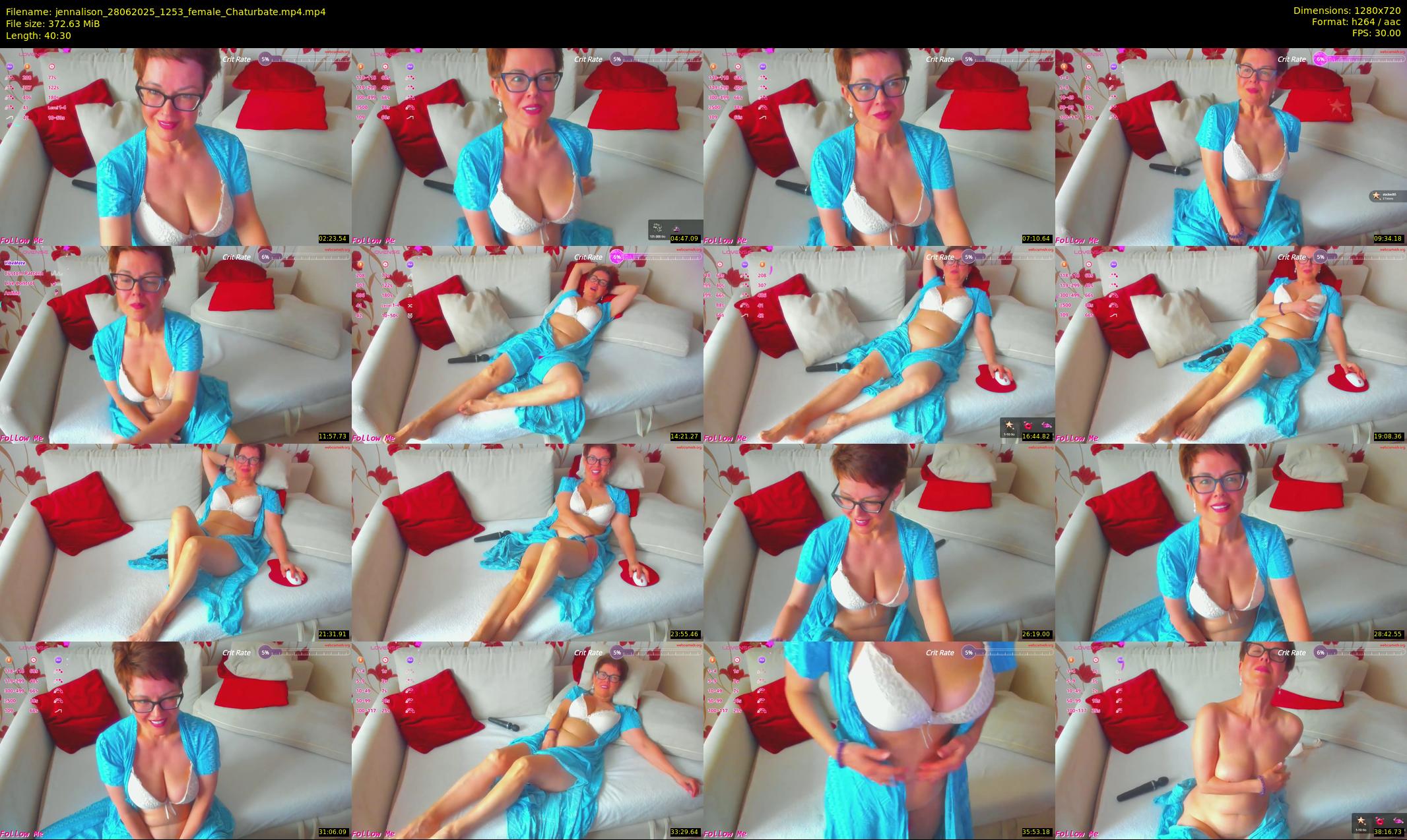 jennalison — 41 minute Chaturbate female cam show recording, 720p, Jun 28, 2025
