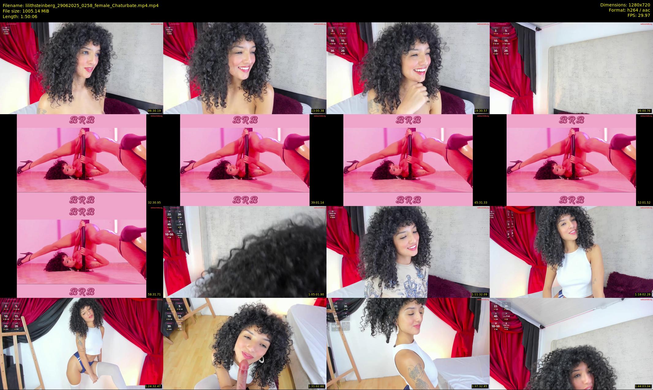 lilithsteinberg — 111 minute Chaturbate female cam show recording, 720p, Jun 29, 2025