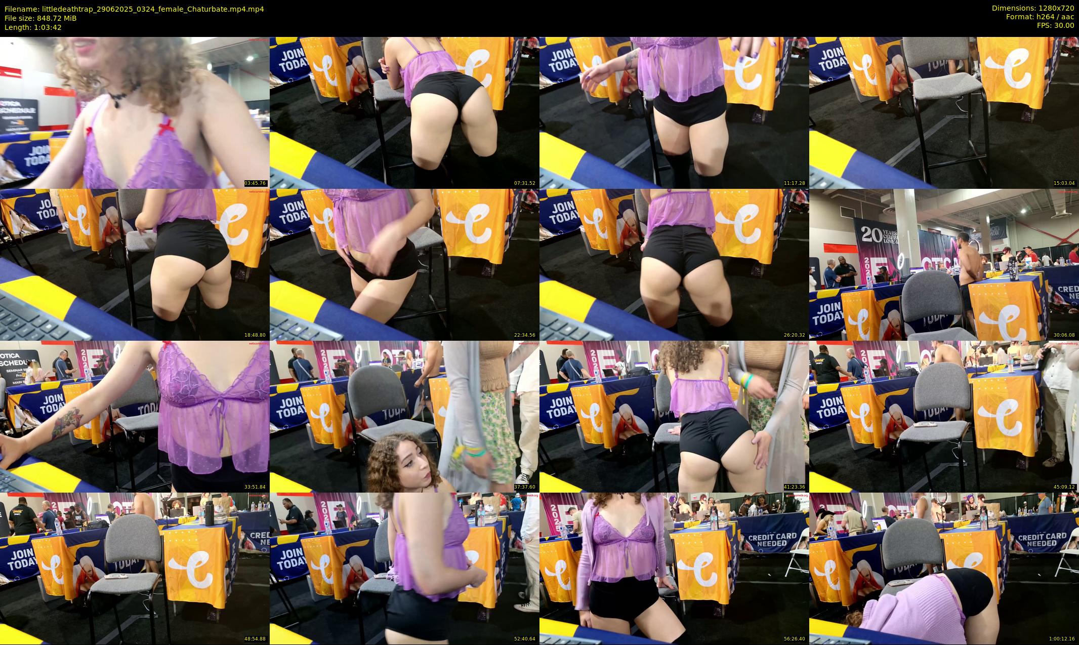 littledeathtrap — 64 minute Chaturbate female cam show recording, 720p, Jun 29, 2025