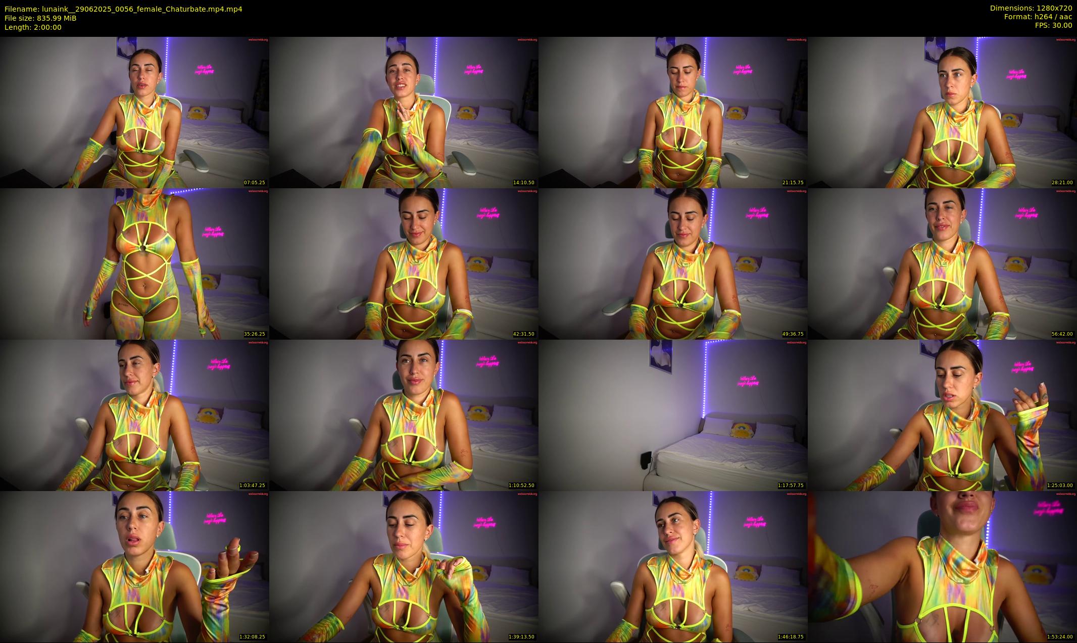 lunaink_ — 120 minute Chaturbate female cam show recording, 720p, Jun 29, 2025