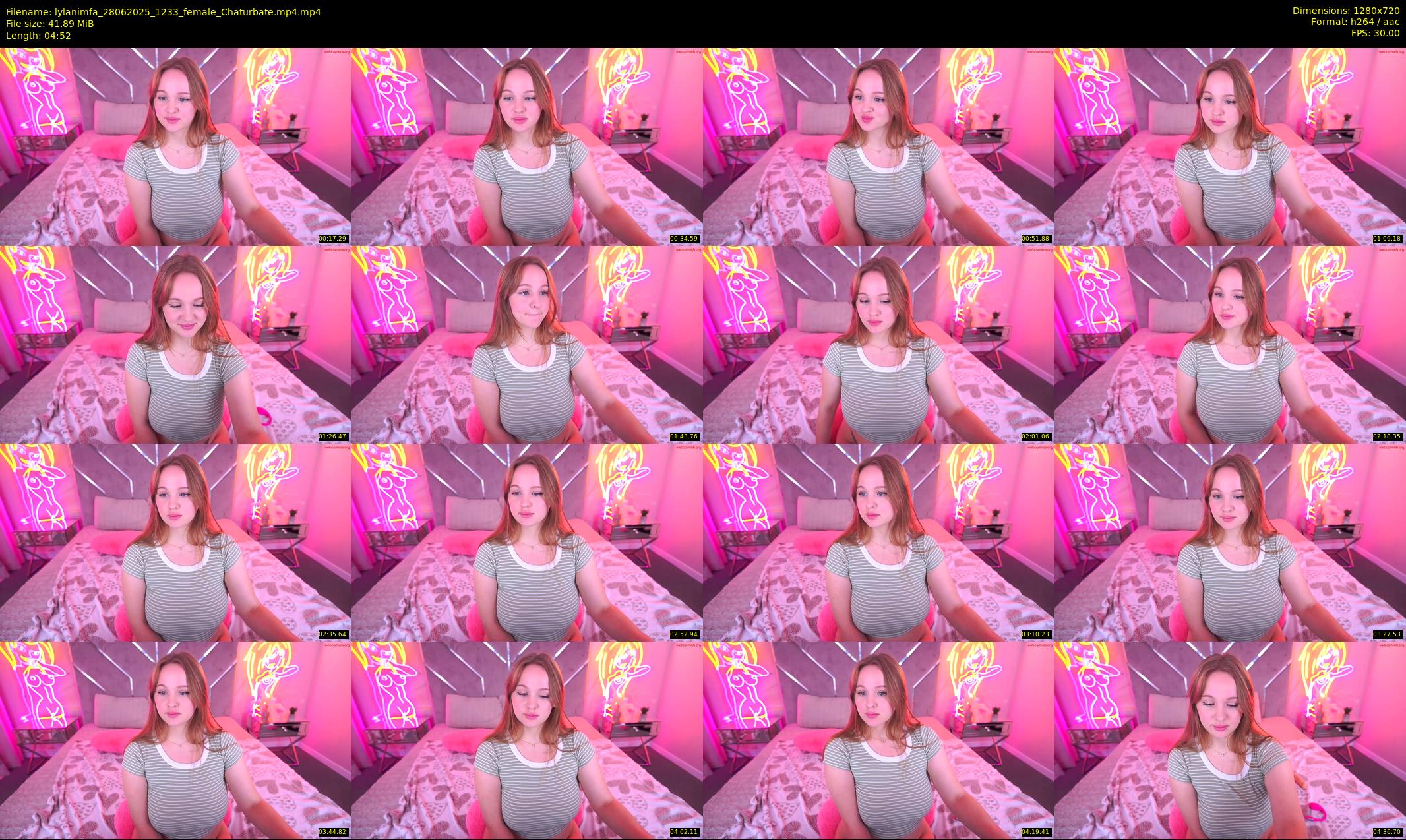 lylanimfa — 5 minute Chaturbate female cam show recording, 720p, Jun 28, 2025