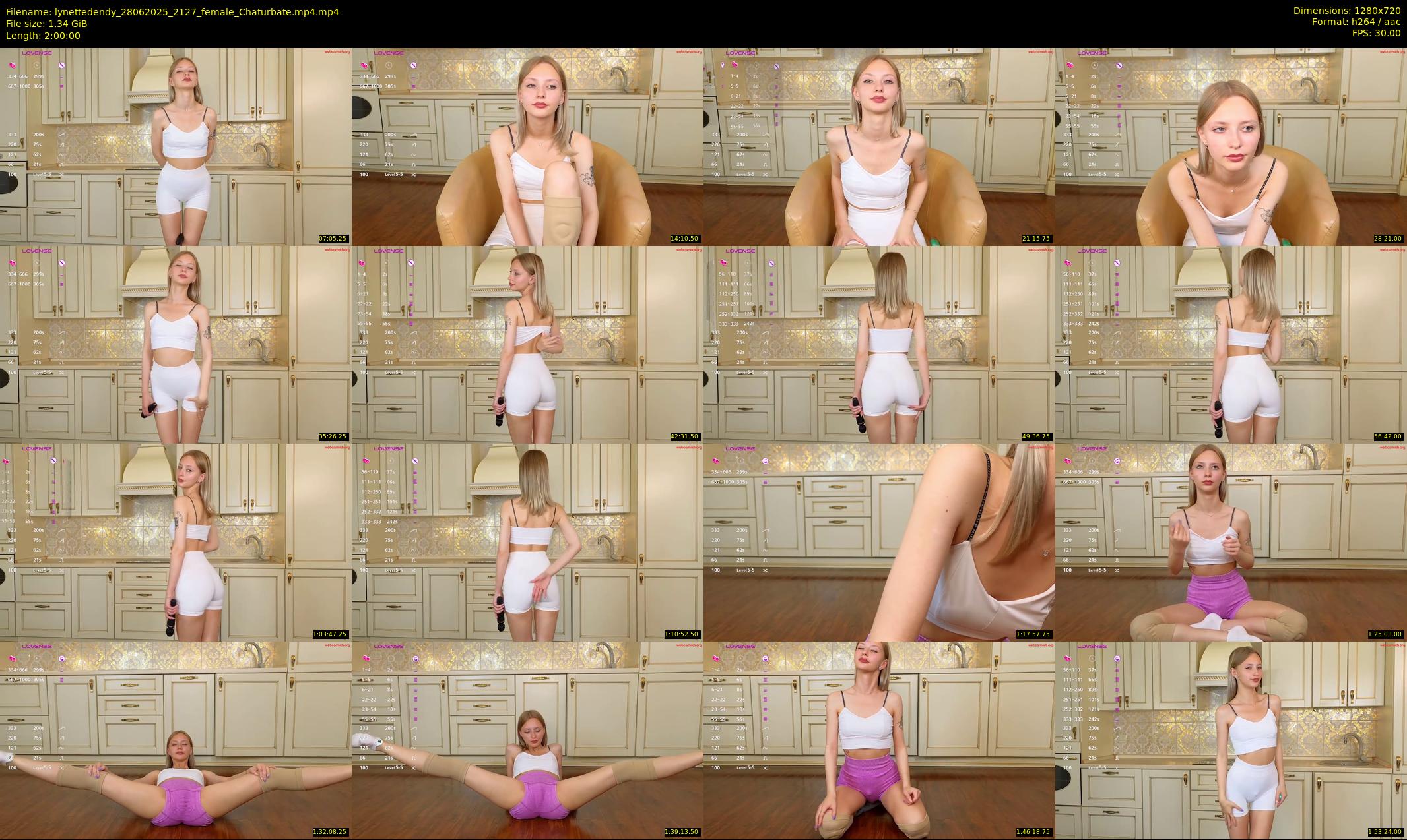 lynettedendy — 120 minute Chaturbate female cam show recording, 720p, Jun 28, 2025