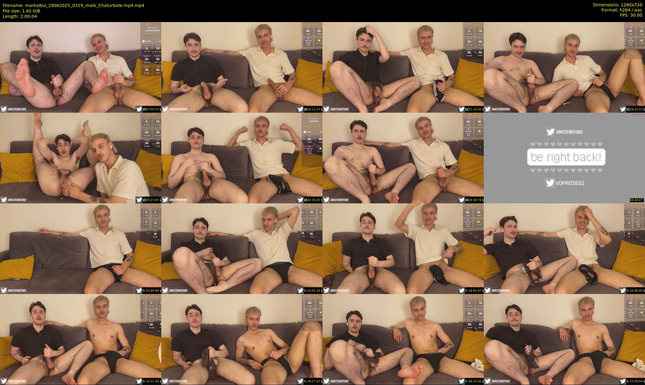 marksibul — 121 minute Chaturbate male cam show recording, 720p, Jun 29, 2025